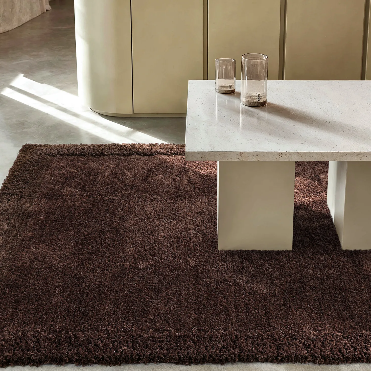 Ryetepper - Molyvos Natural Cotton Shaggy (brun)