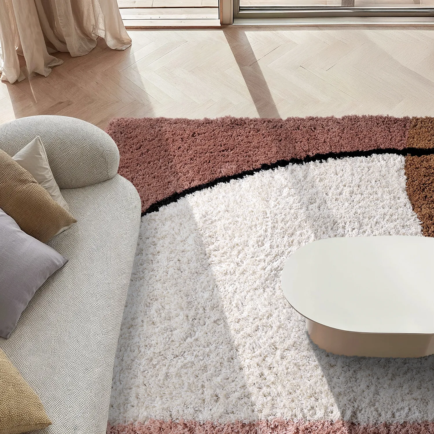 Ryetepper - Perast Natural Cotton Shaggy (multi)