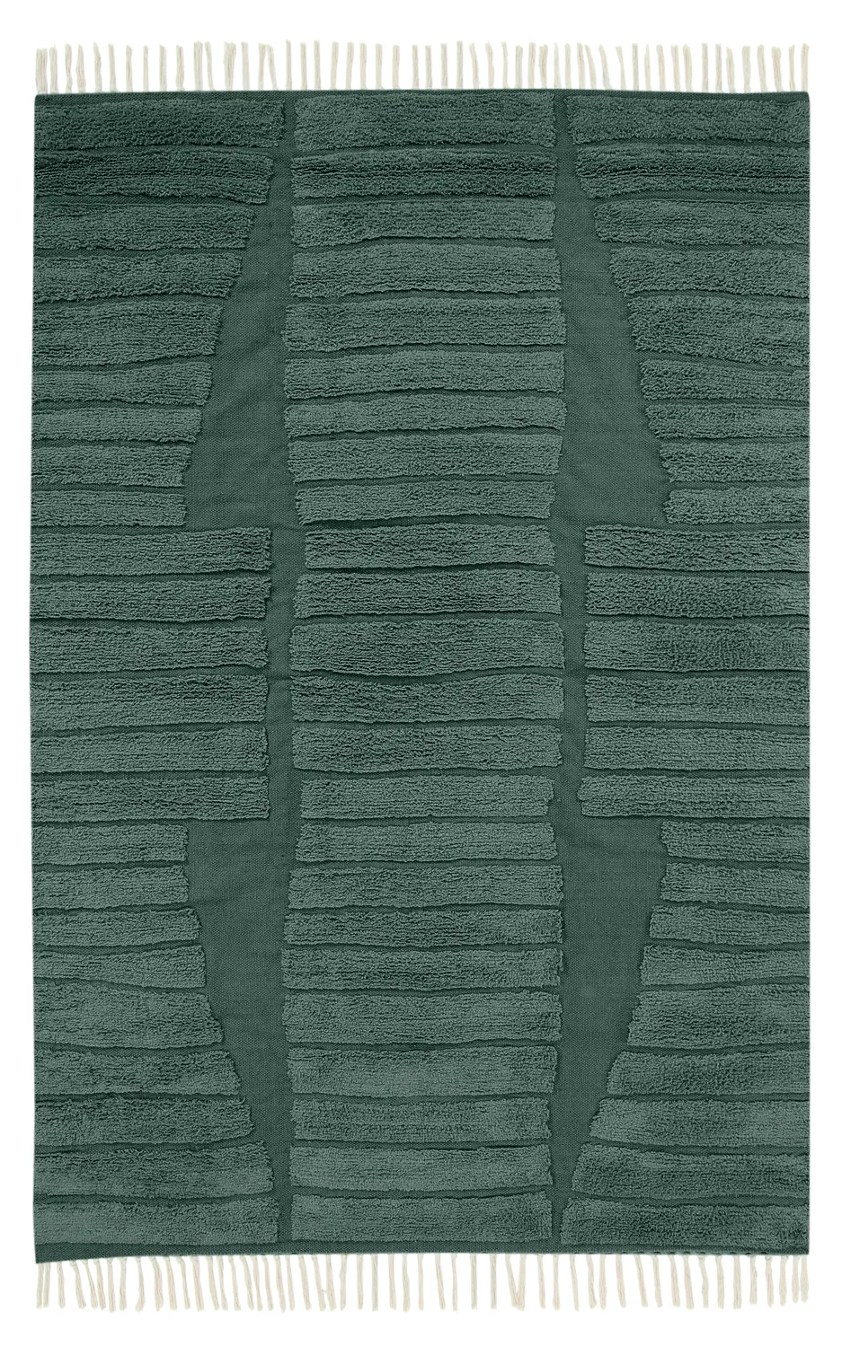 Ryetepper - Rani Natural Cotton Shaggy (grønn)