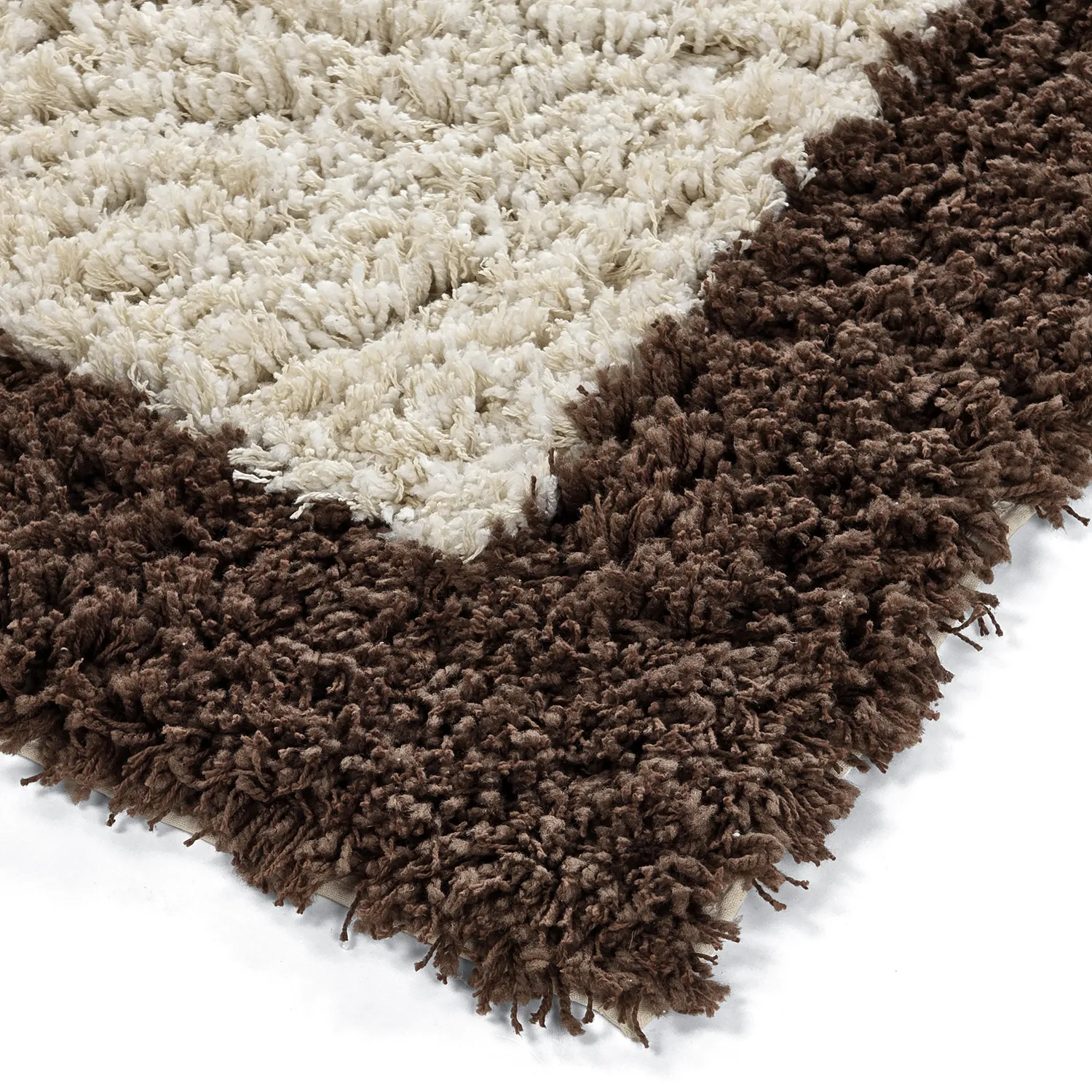 Ryetepper - Sagres Natural Cotton Shaggy (offwhite/brun)