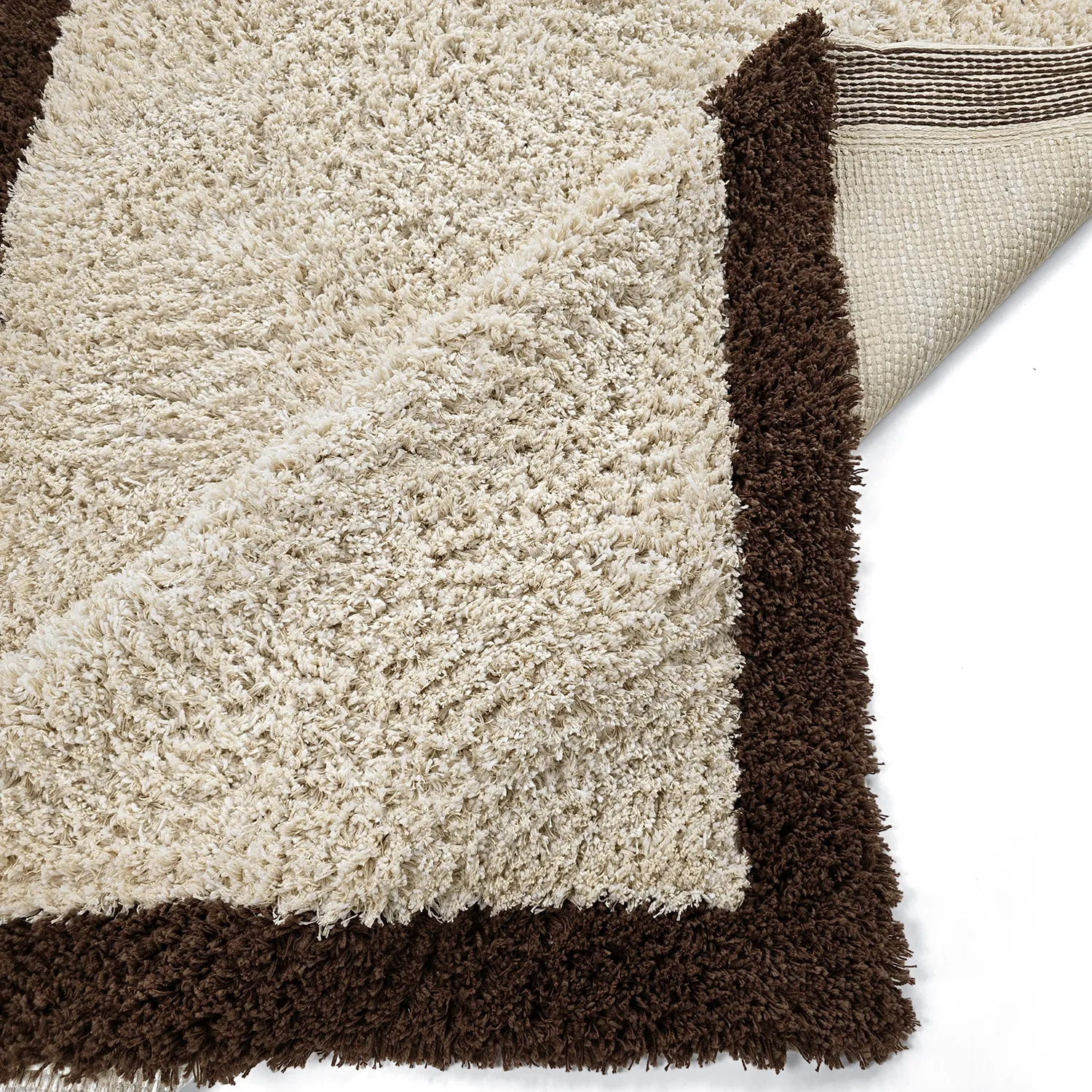 Ryetepper - Sagres Natural Cotton Shaggy (offwhite/brun)