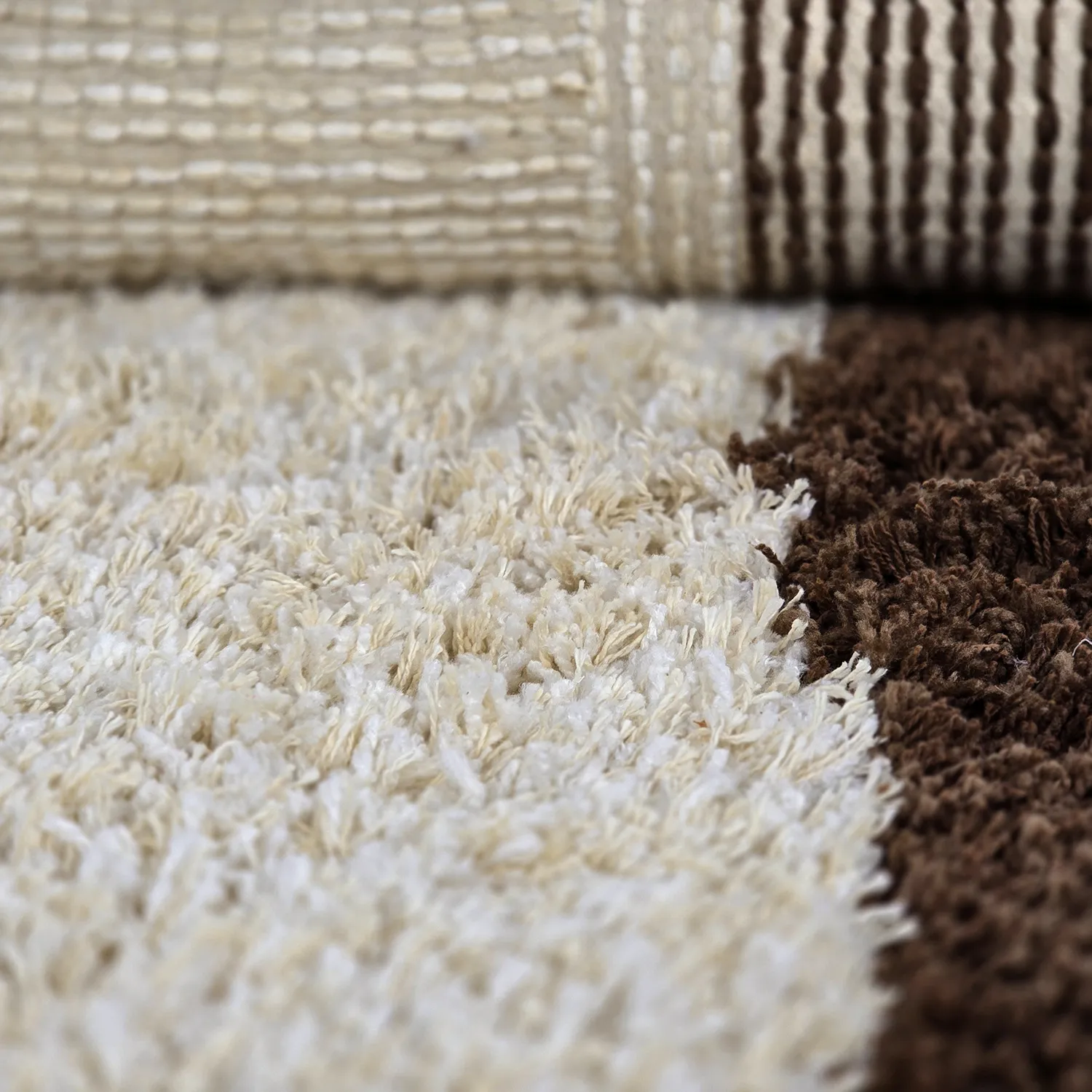 Ryetepper - Sagres Natural Cotton Shaggy (offwhite/brun)