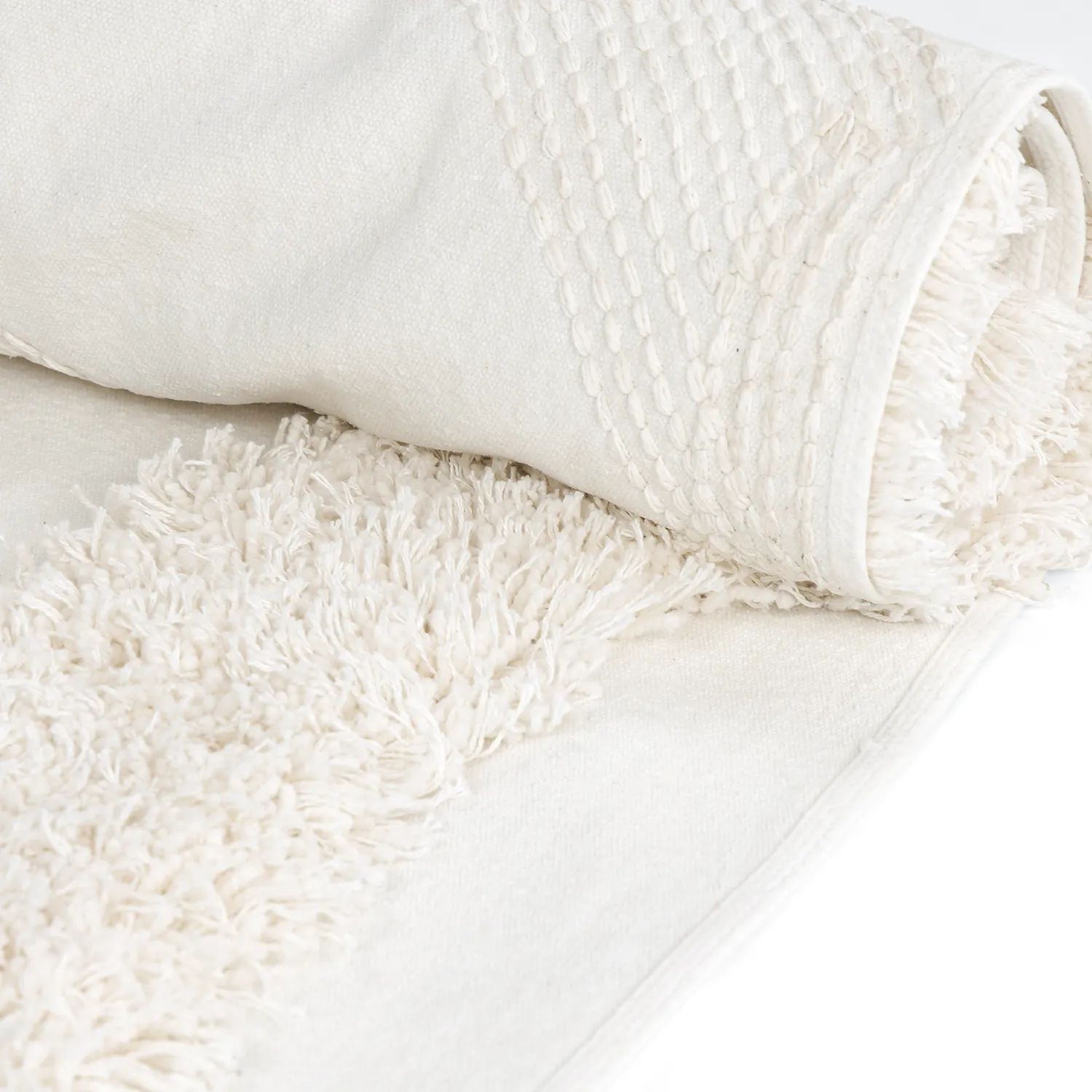 Ryetepper - Sivota Natural Cotton Shaggy (off-white)