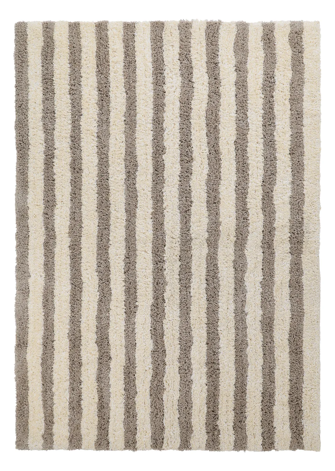 Ryetepper - Thira Stripe Cotton Shaggy (kermanvärinen/taupe)