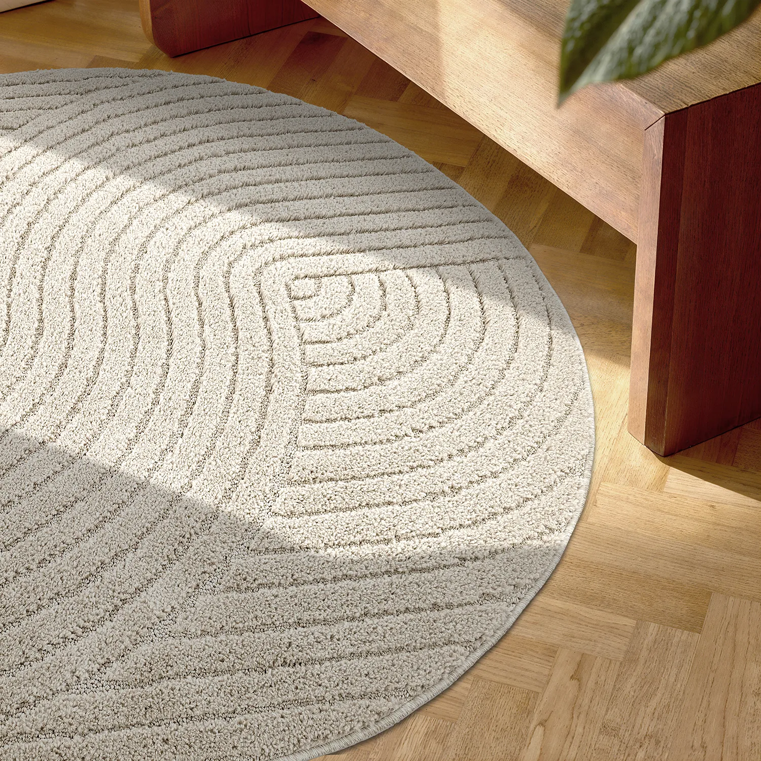 Runde tepper - Wendy (beige)