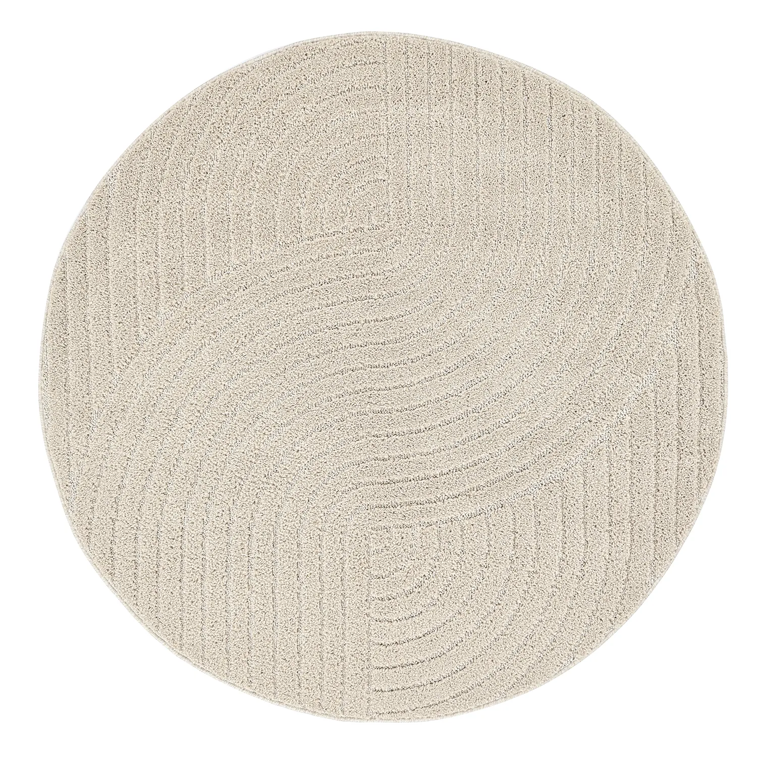 Runde tepper - Wendy (beige)