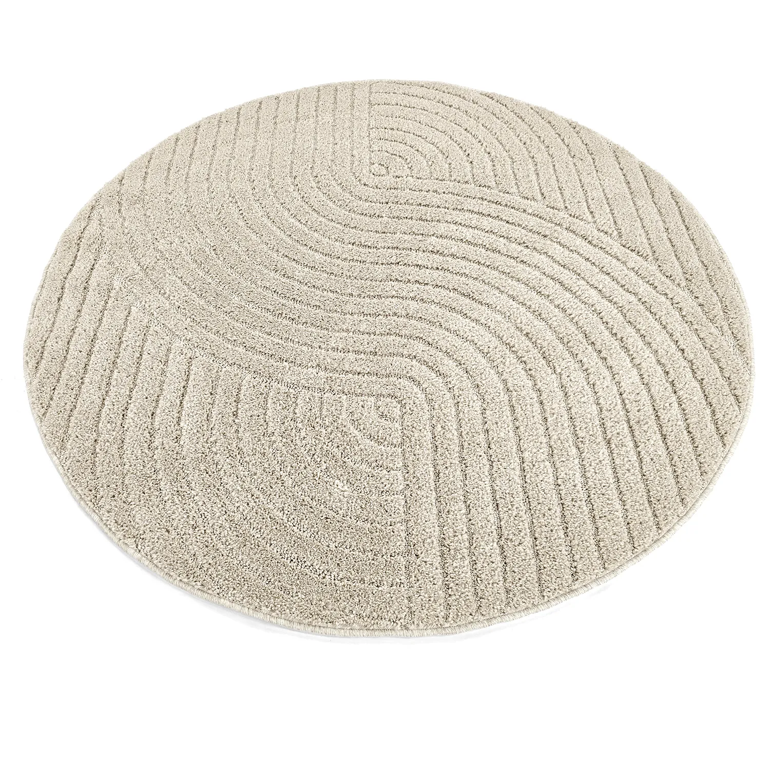 Runde tepper - Wendy (beige)