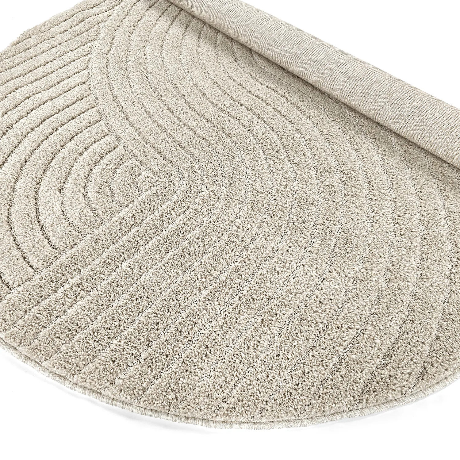 Runde tepper - Wendy (beige)