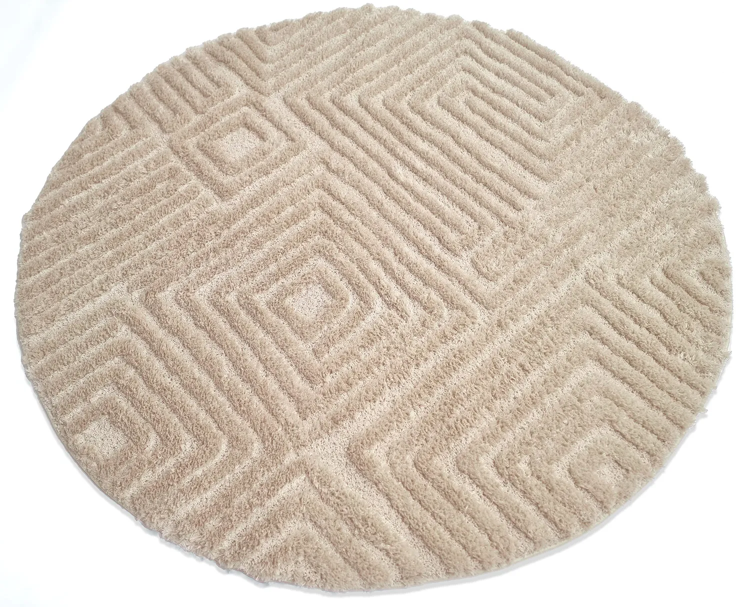 Runde tepper - Monti (beige)
