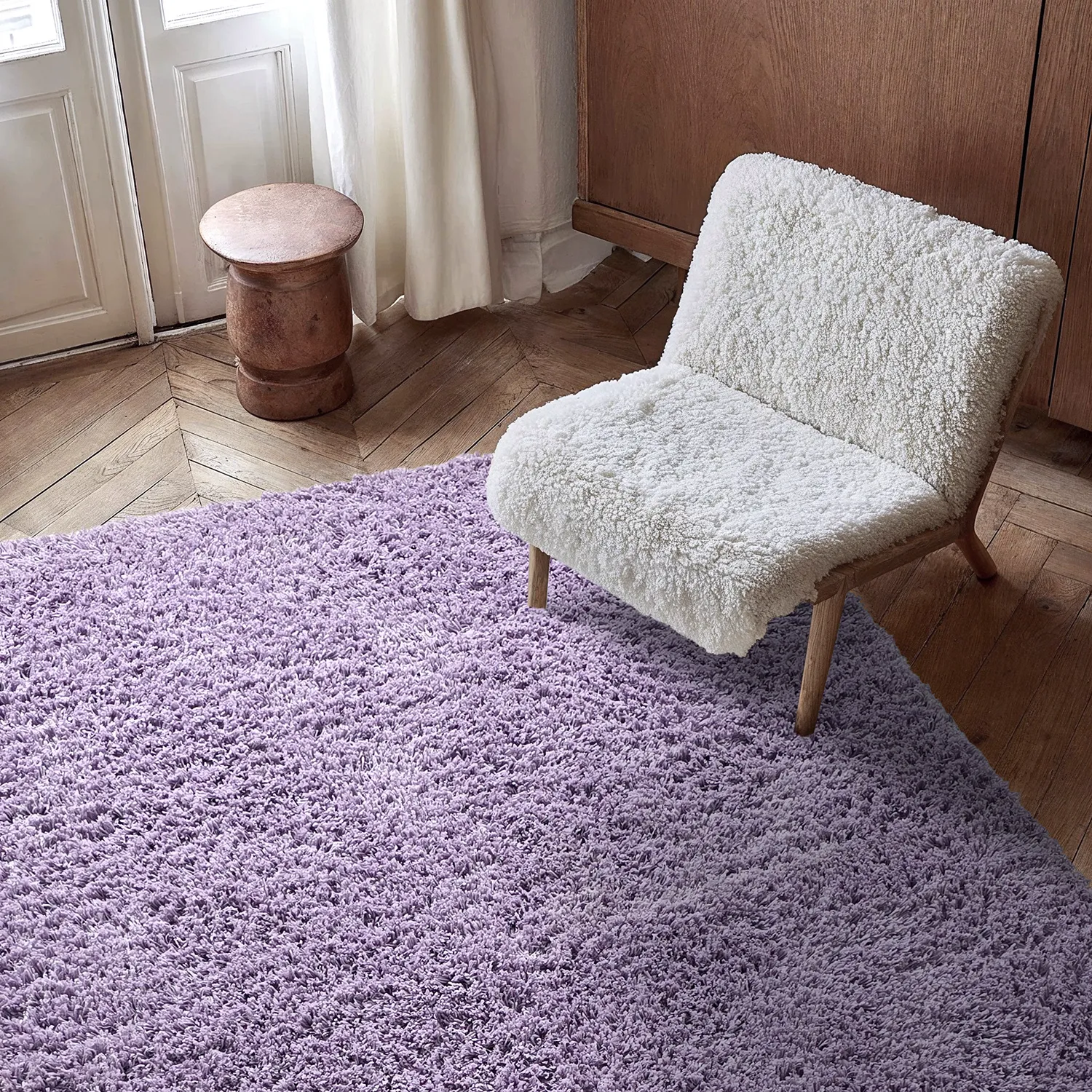 Ryetepper - Combarro Solid Cotton Shaggy (lys lilla)