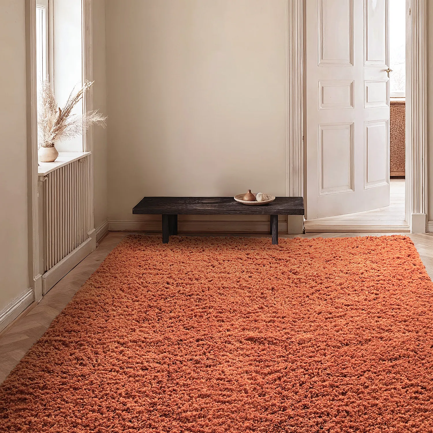 Ryetepper - Combarro Solid Cotton Shaggy (lys oransje)