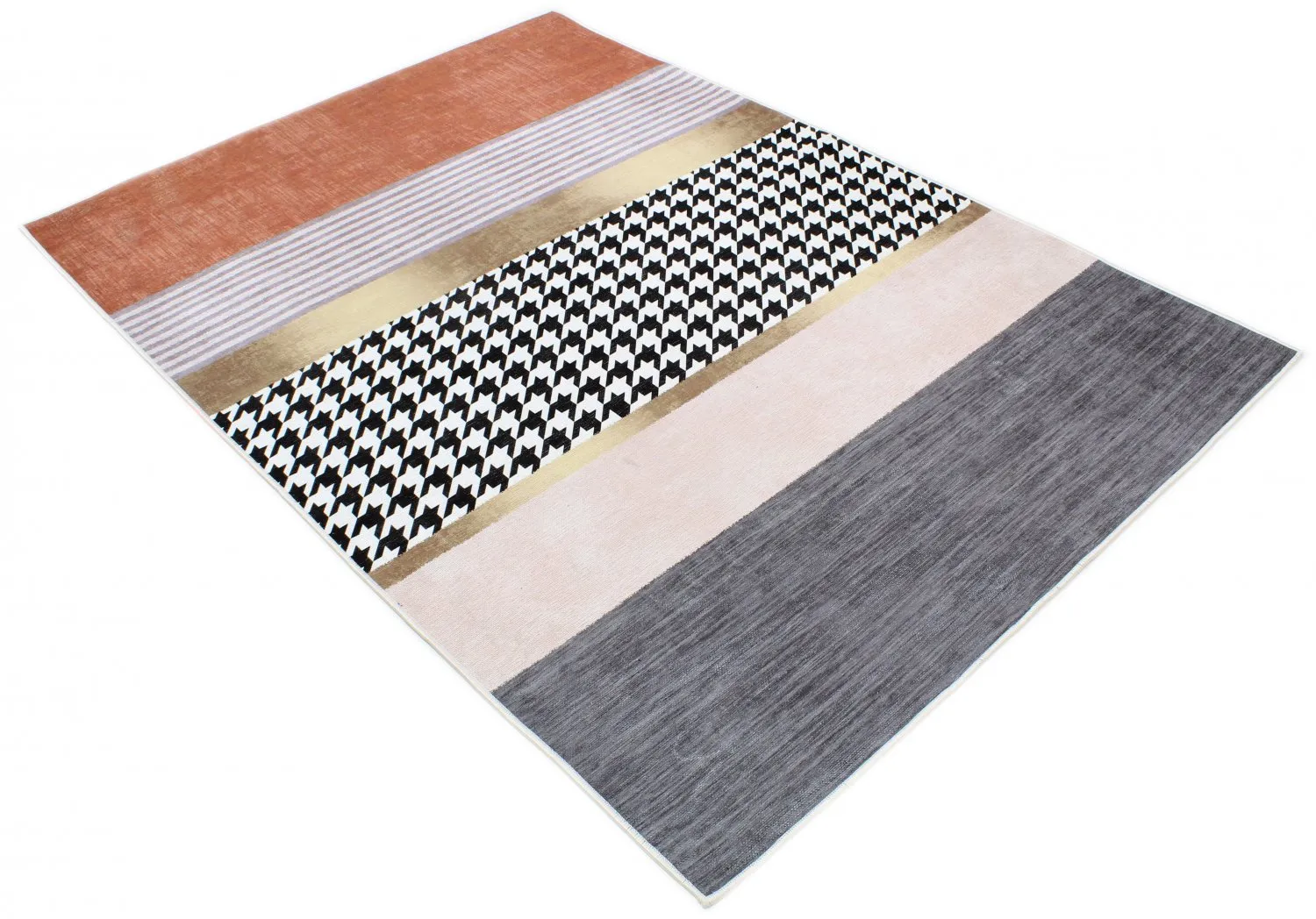 Wilton-teppe - Esme (oransje/multi)