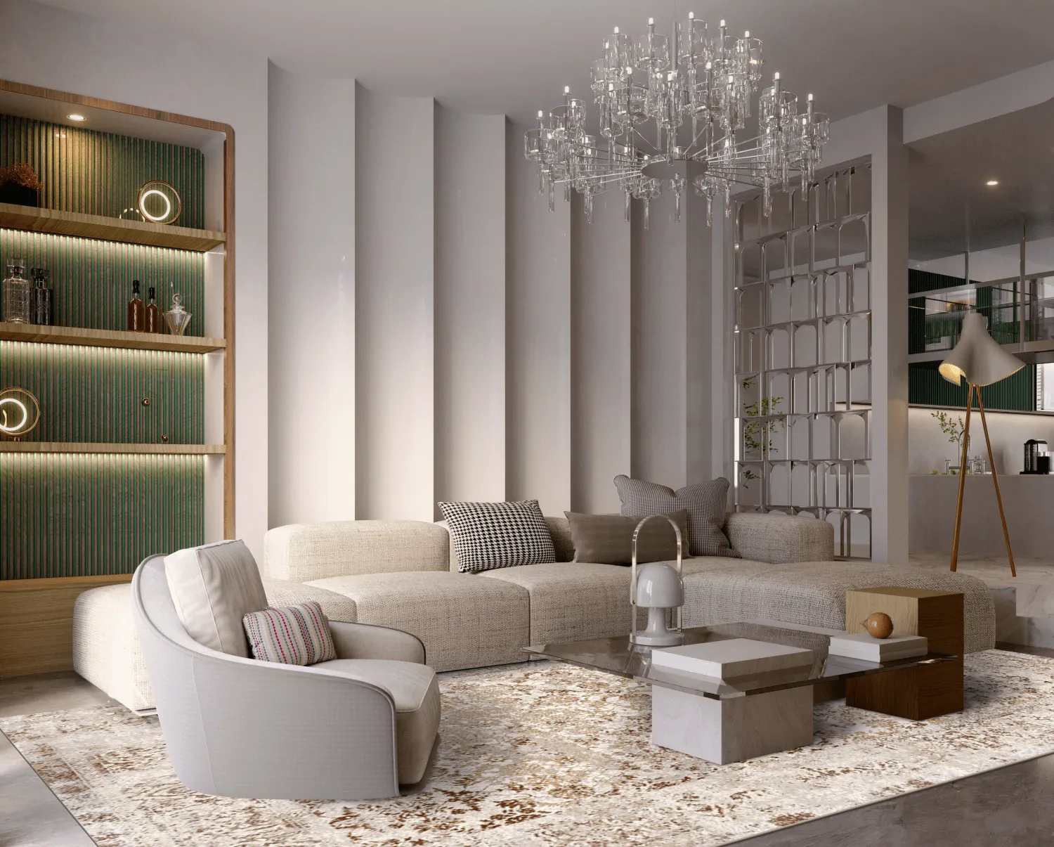 Wilton-teppe - Denizli (beige)