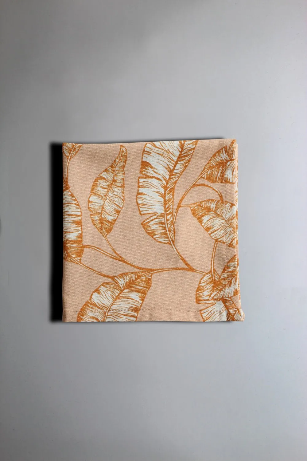 Servietter 4-pakning - Leaves (oransje)