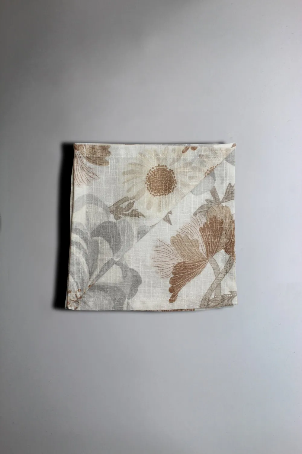 Servietter 4-pakning - Serena (grå/beige)