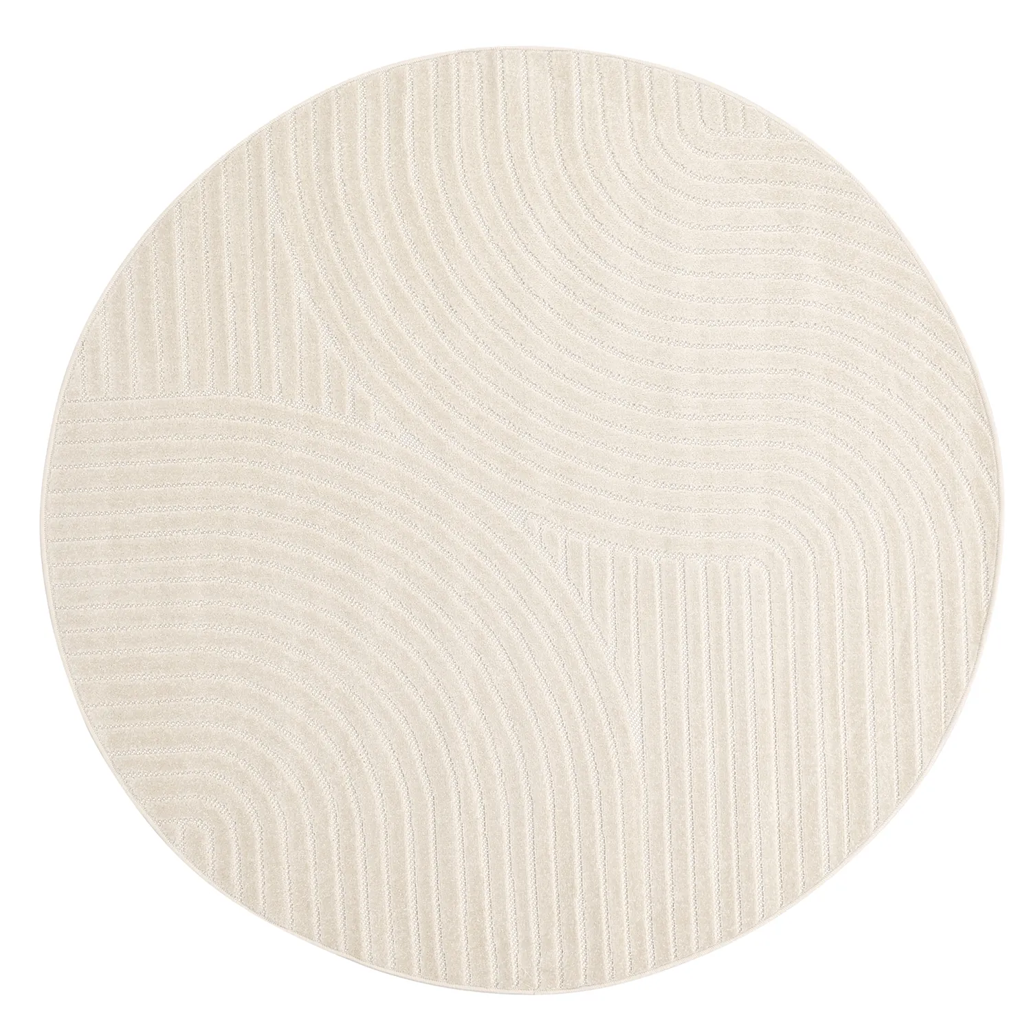 Runde tepper - Devon (cream)