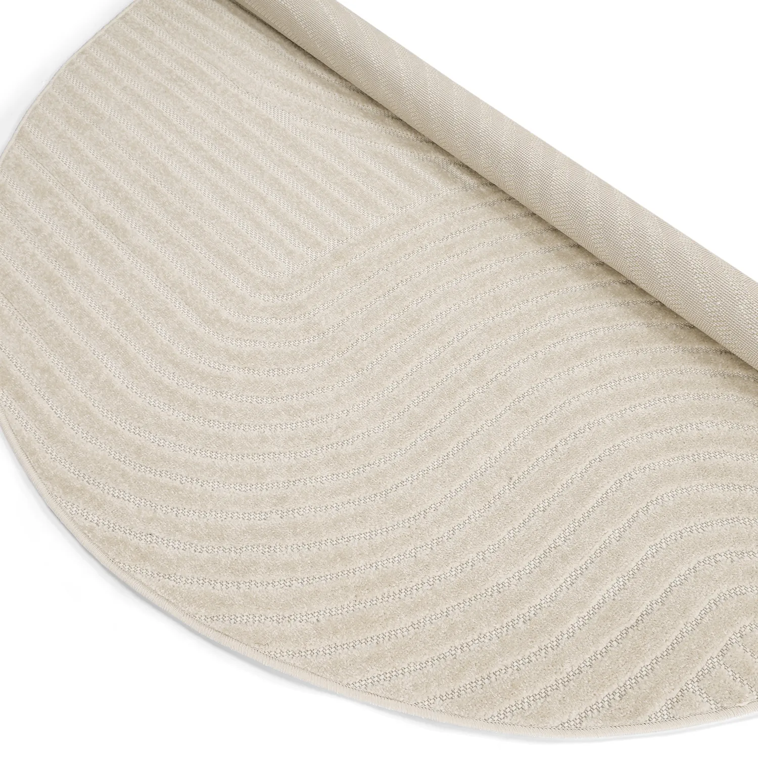 Runde tepper - Devon (cream)