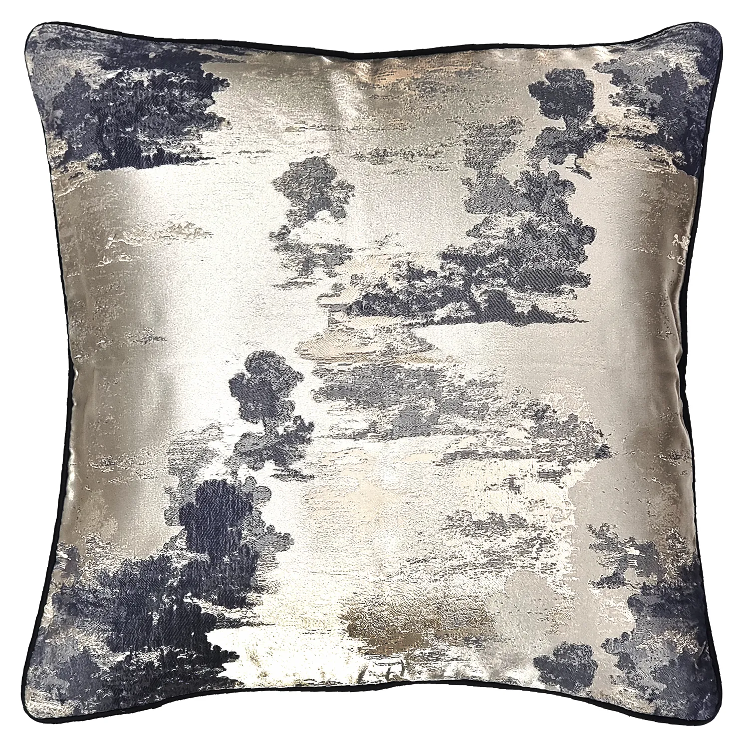 Putetrekk - Square Luxury 45 x 45 cm (gull/multi)