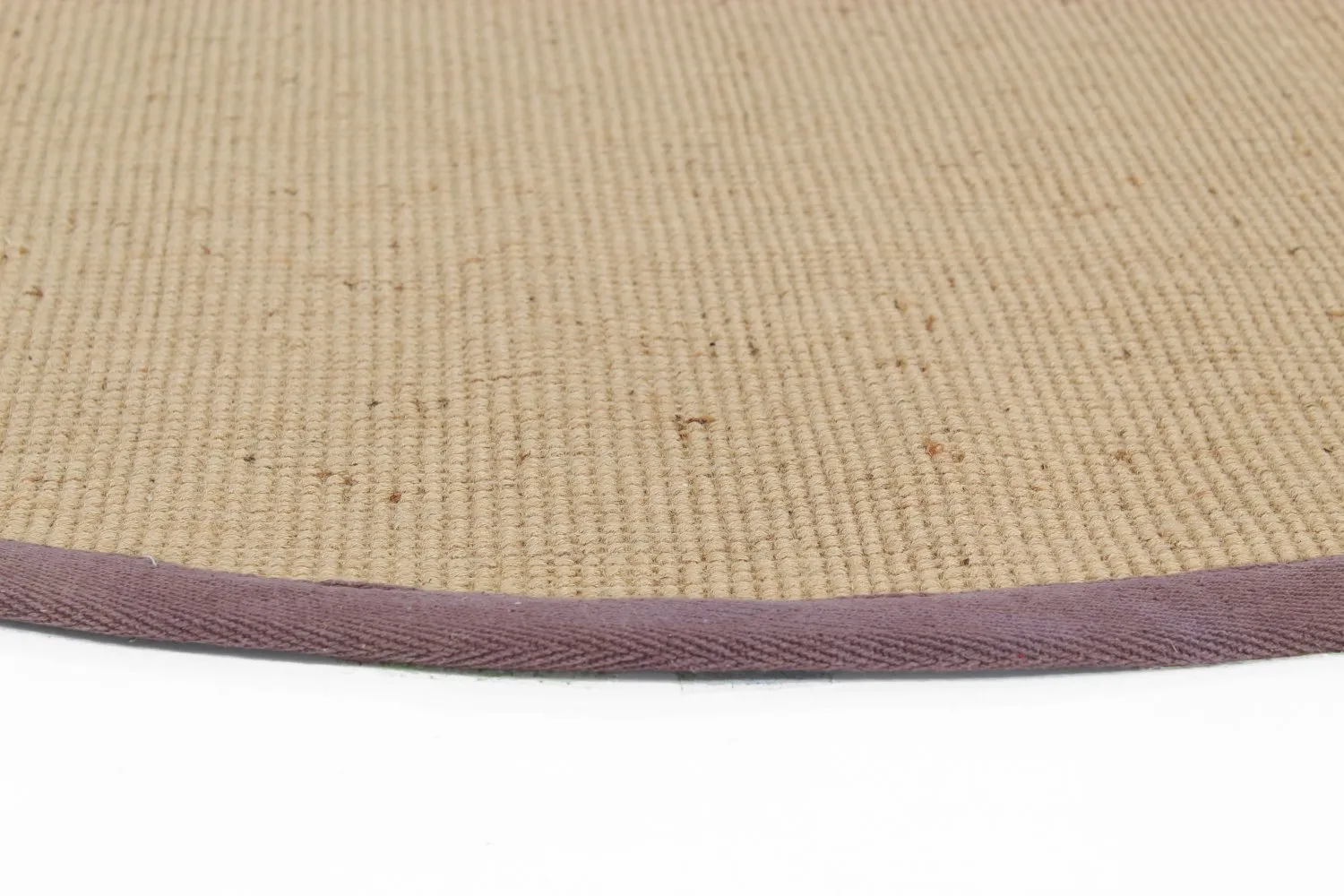 Runde tepper (sisal) - Agave (natur/brun