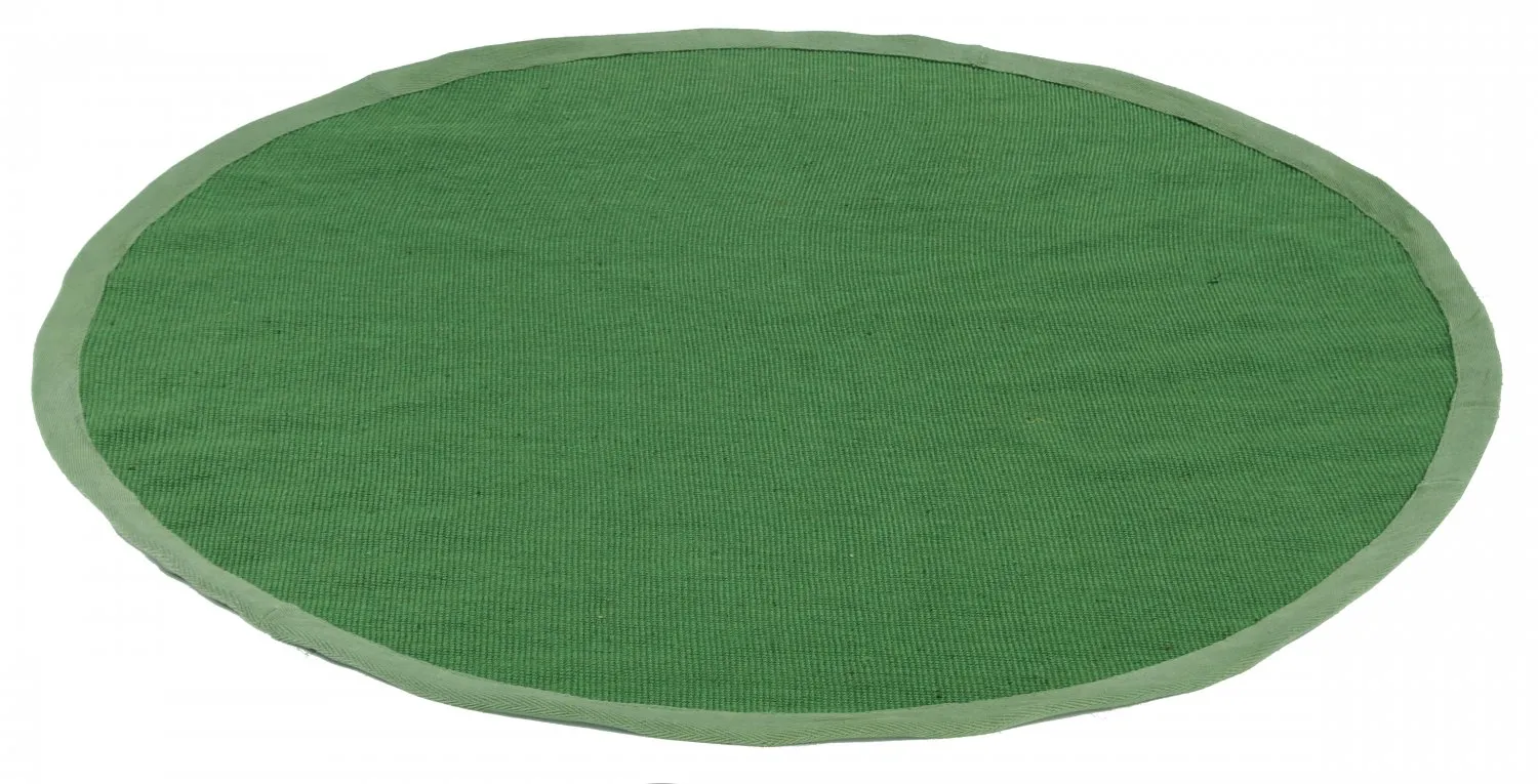Runde tepper (sisal) - Agave (grønn)