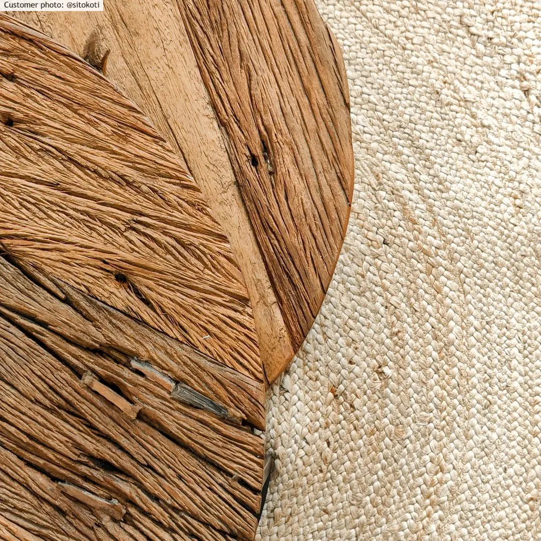 Runde tepper - San Francisco (jute)