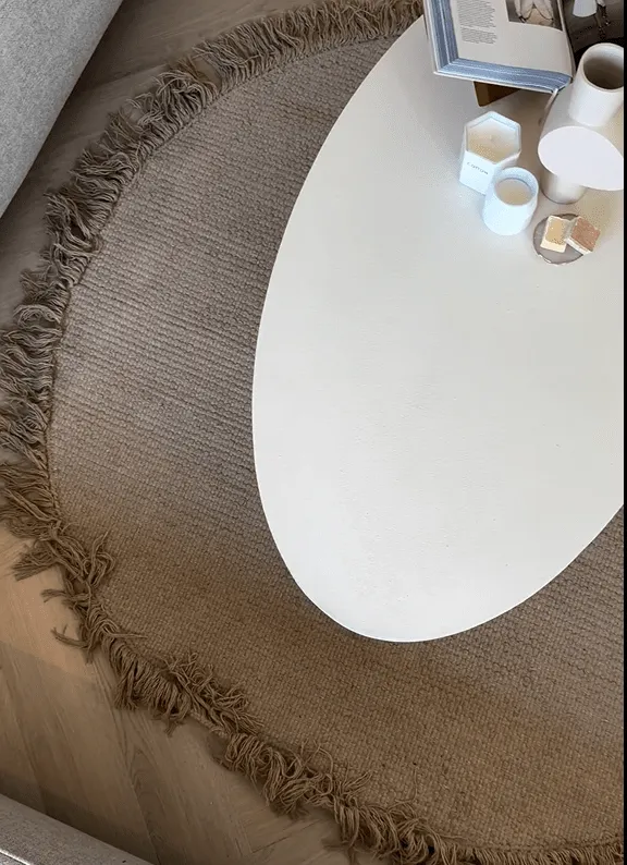 Runde tepper - Pike (beige)