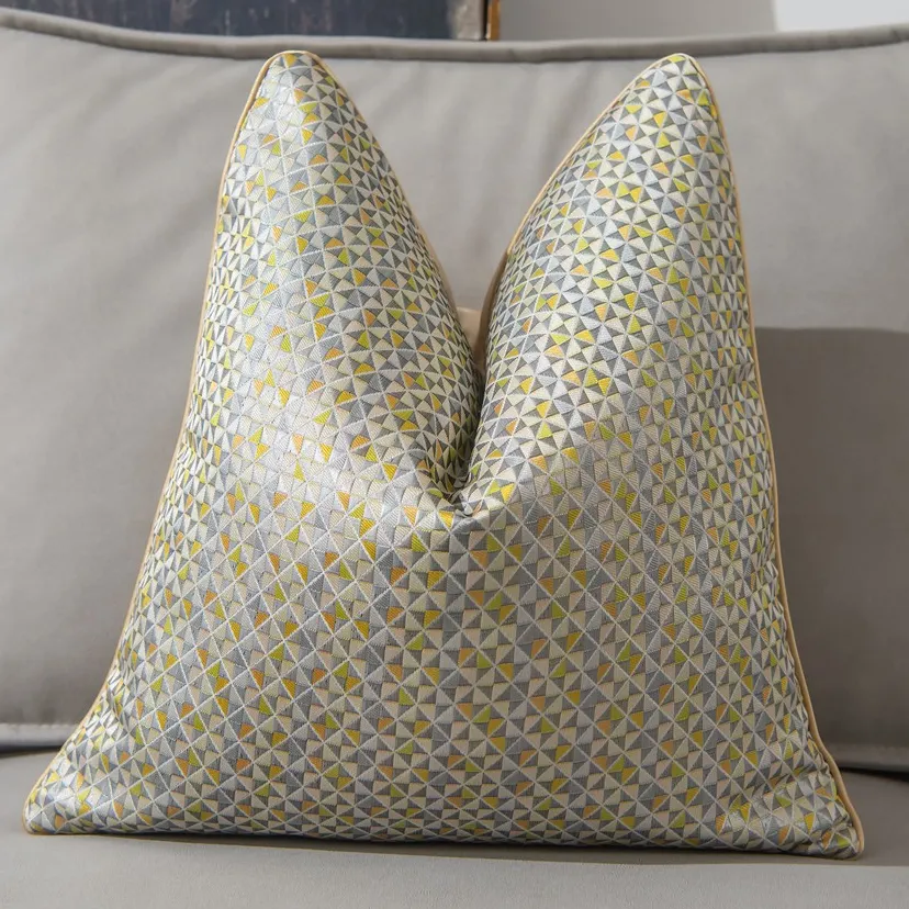 Putetrekk - Square Luxury 45 x 45 cm (gull)