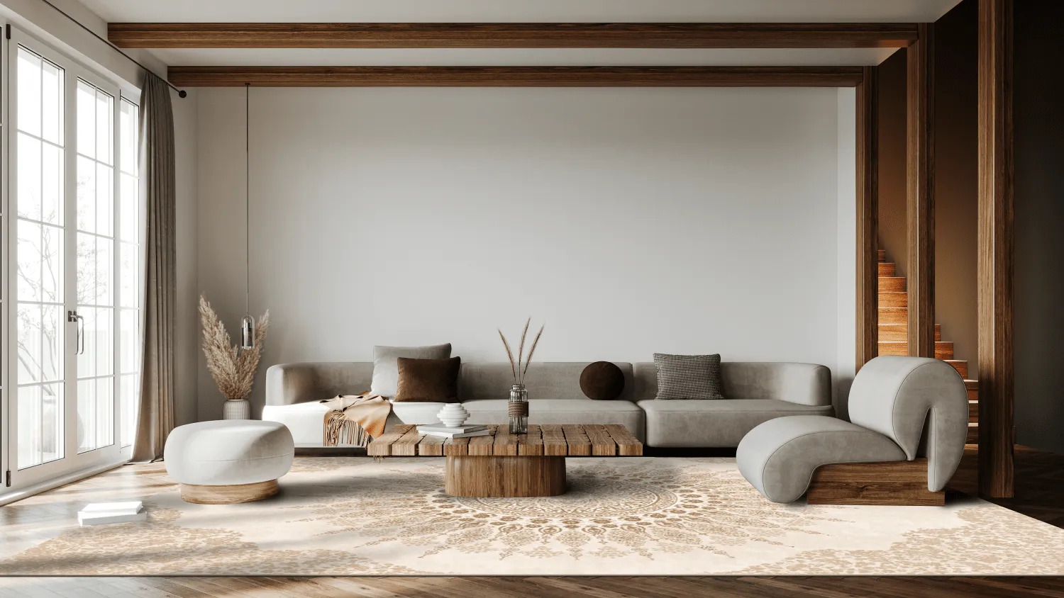 Wilton-teppe - Sandrigo (beige)