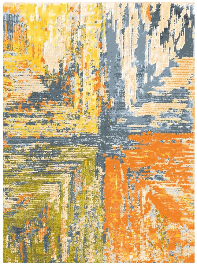 Wilton-teppe - Tizzano (oransje/multi)