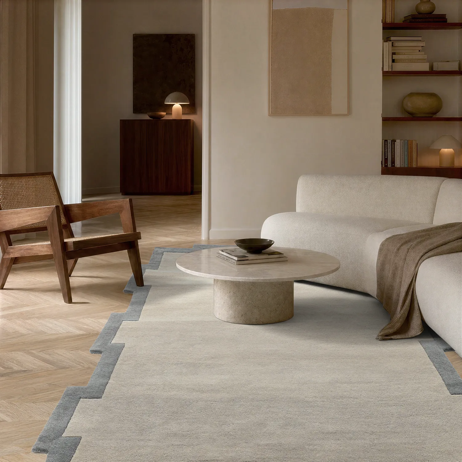 Ullteppe - Agra Hand Tufted Wool Premium (grå)