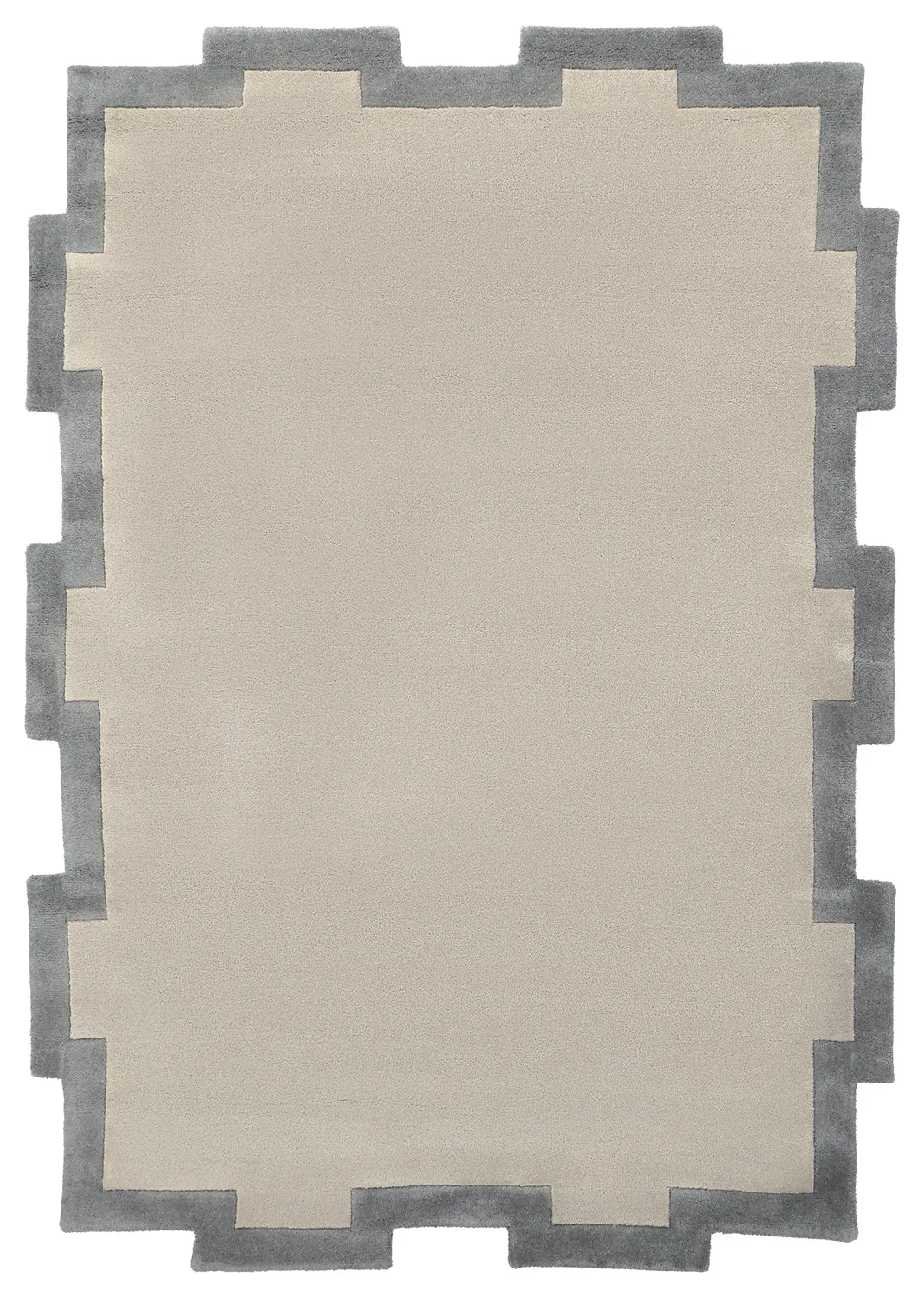 Ullteppe - Agra Hand Tufted Wool Premium (grå)