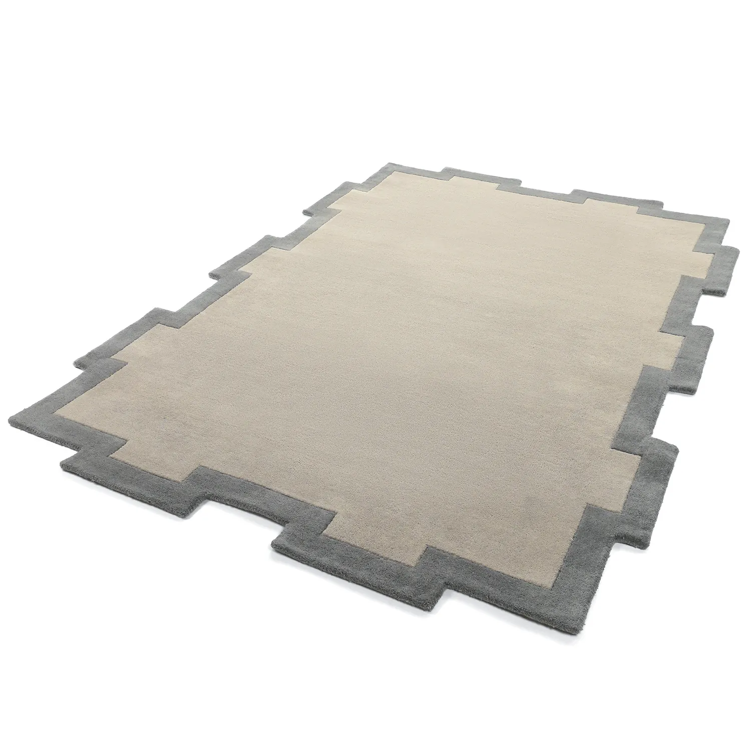 Ullteppe - Agra Hand Tufted Wool Premium (grå)