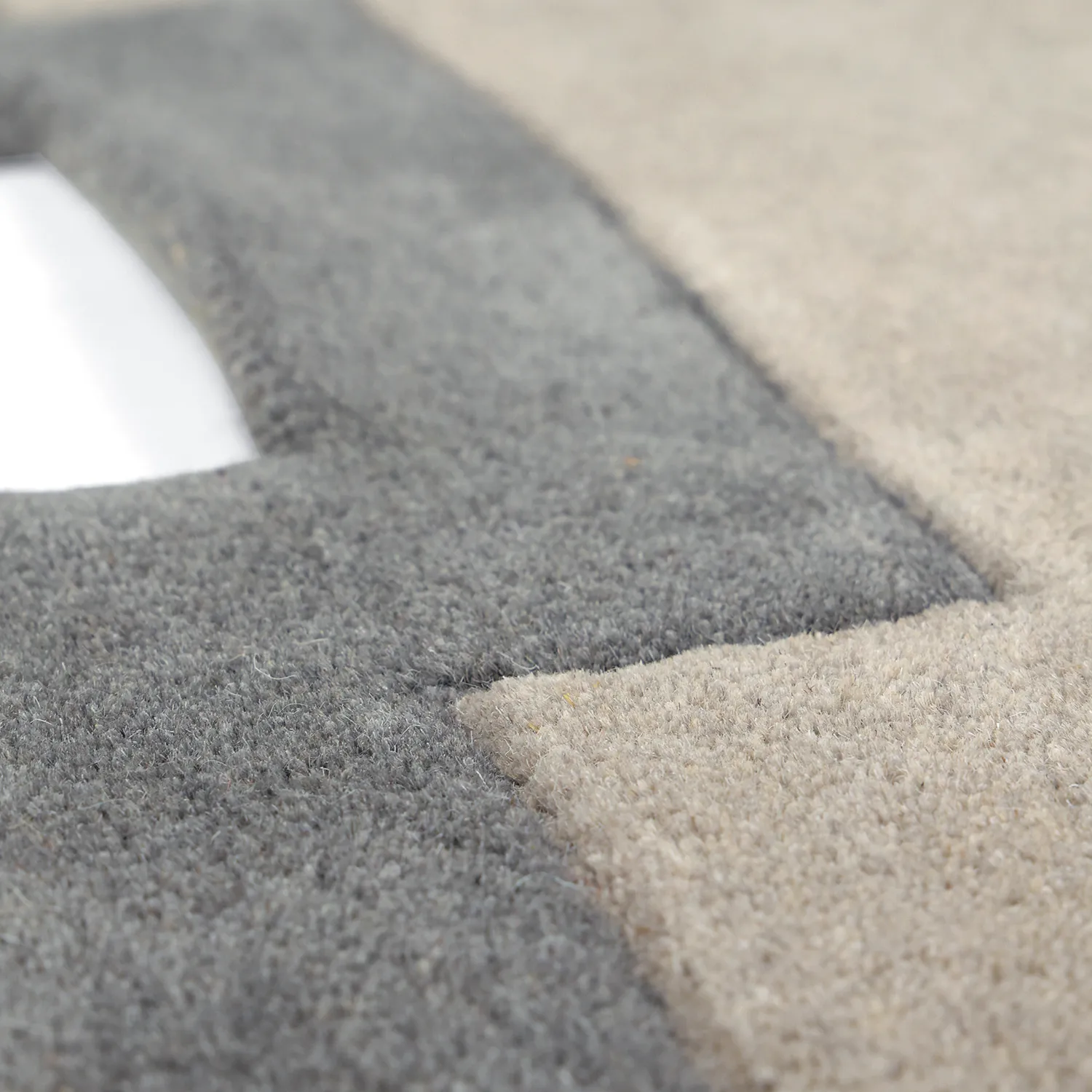 Ullteppe - Agra Hand Tufted Wool Premium (grå)