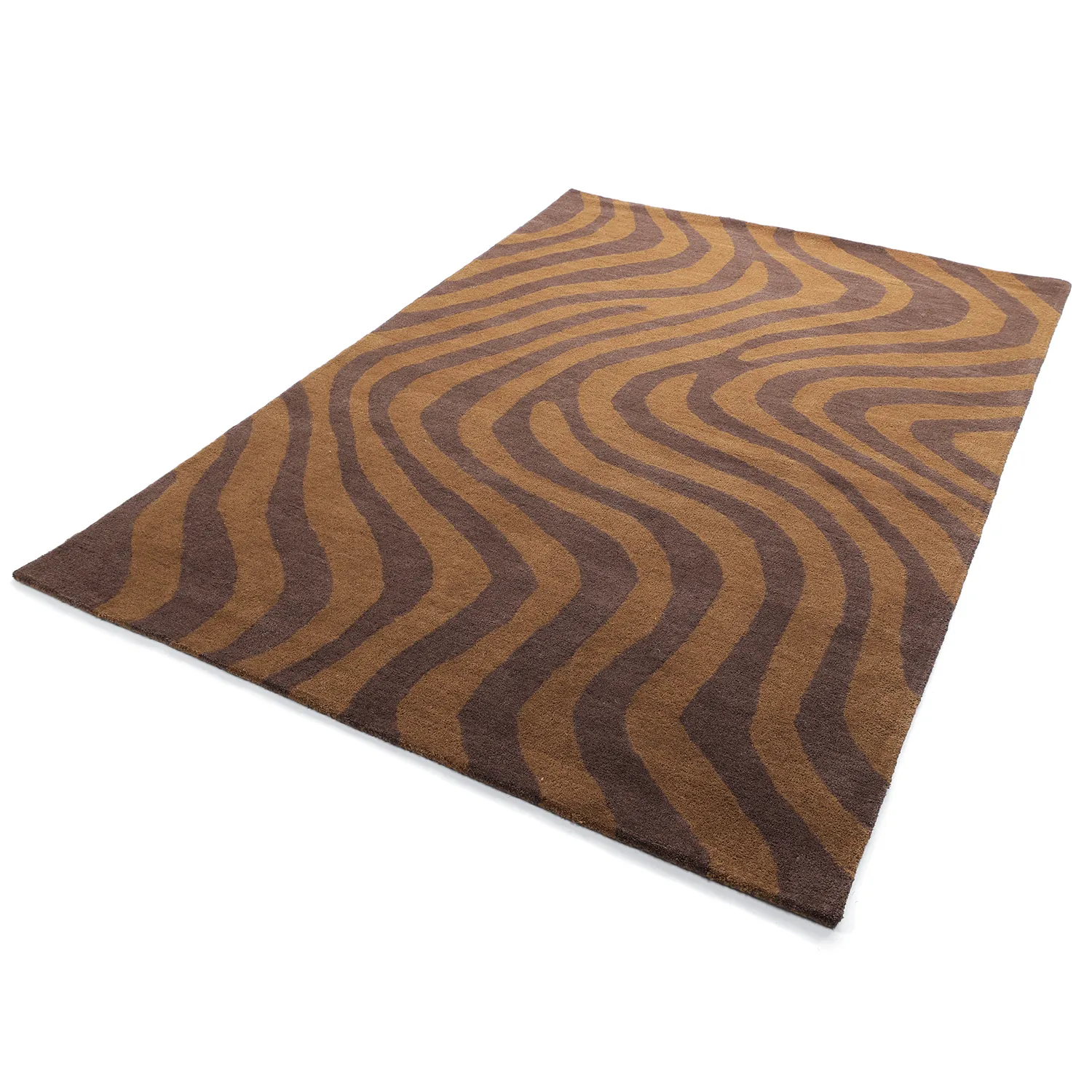 Ullteppe - Aiz Hand Tufted Wool Premium (brun)