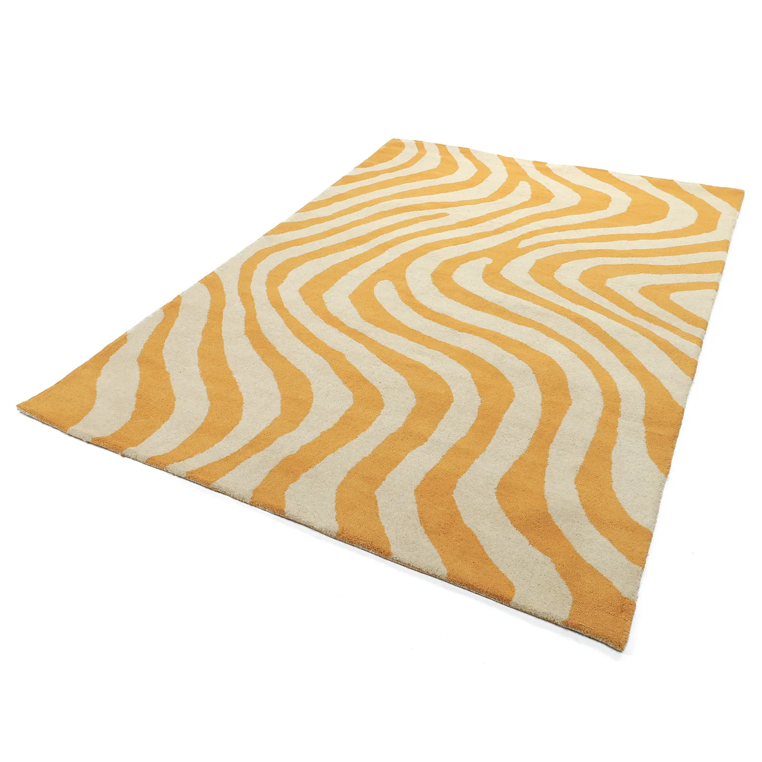Ullteppe - Aiz Hand Tufted Wool Premium (gul)
