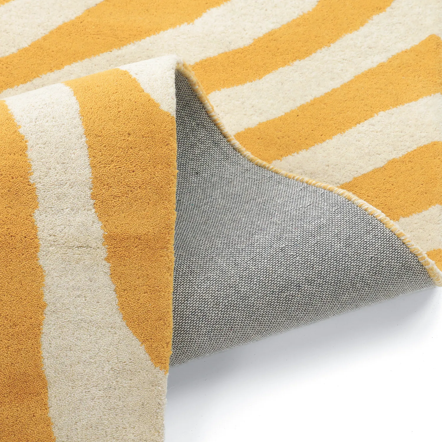 Ullteppe - Aiz Hand Tufted Wool Premium (gul)