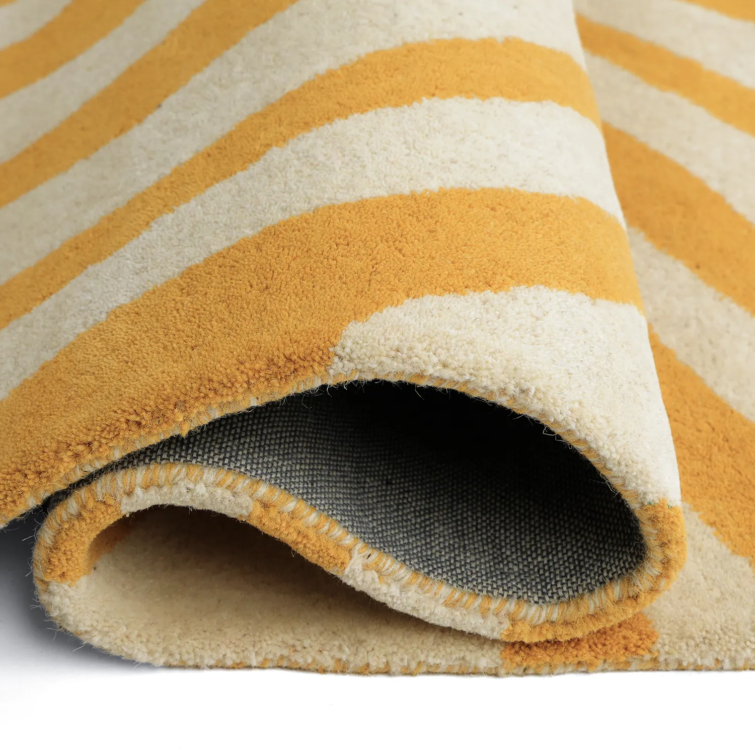 Ullteppe - Aiz Hand Tufted Wool Premium (gul)