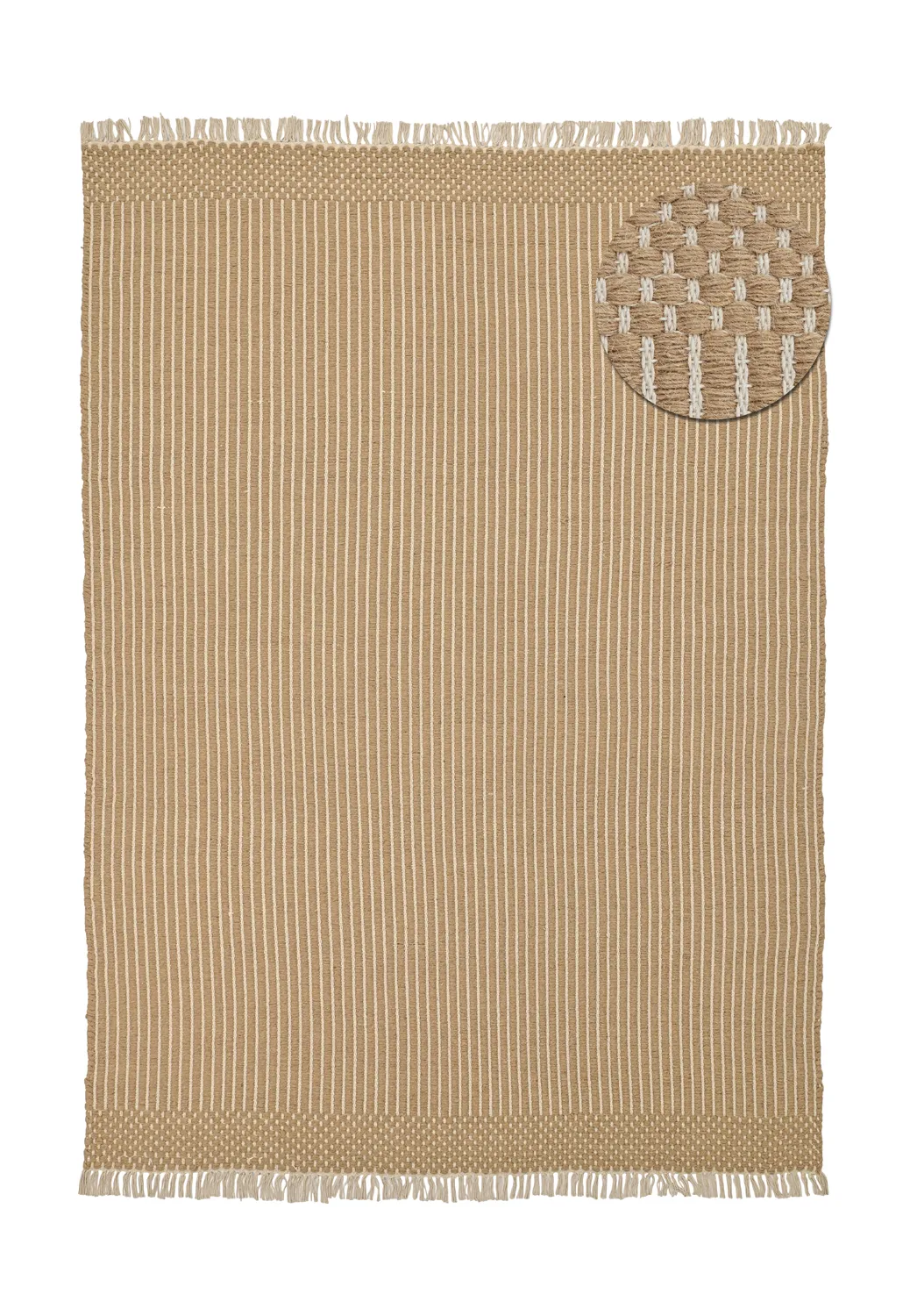 Ullteppe - Arbil (beige/hvit)