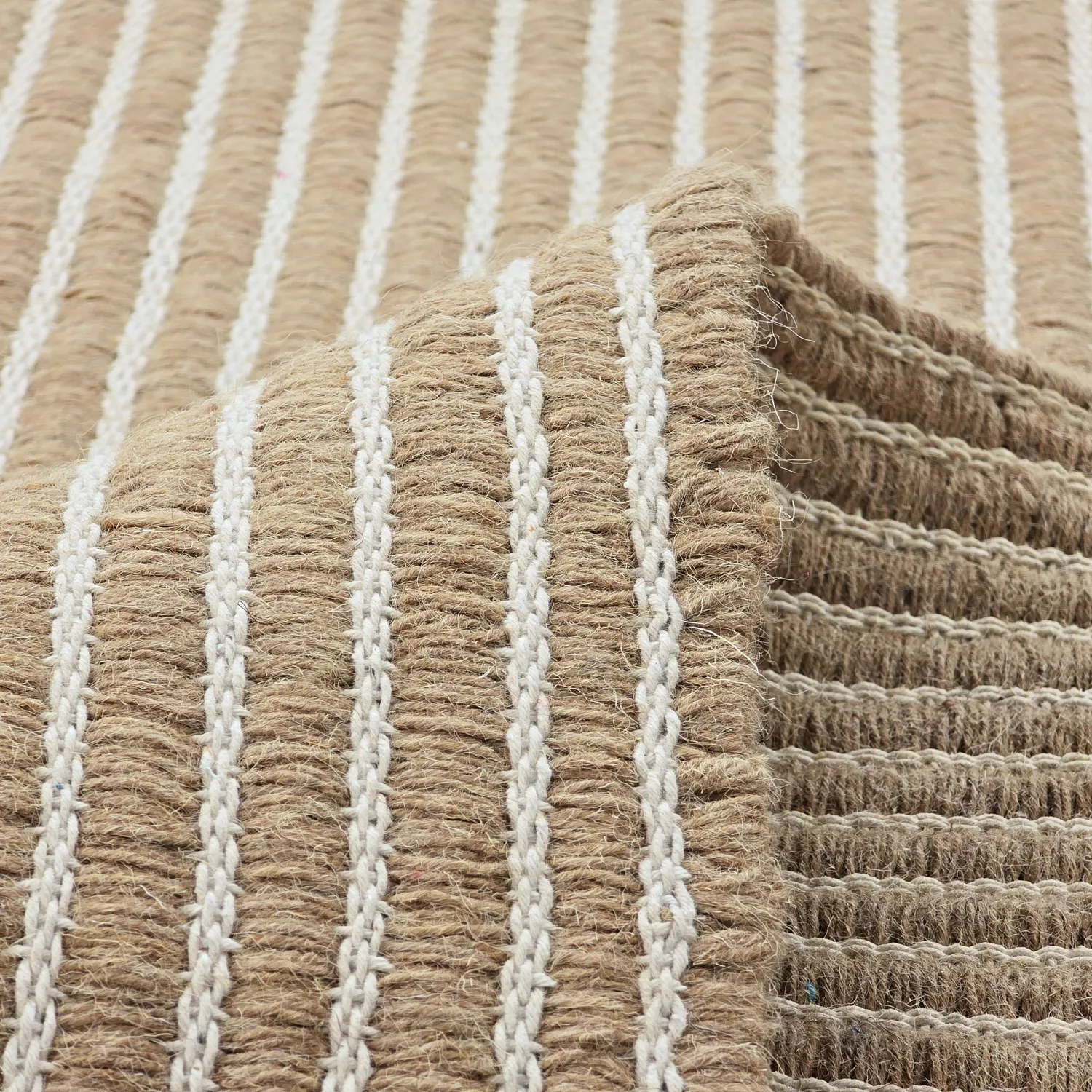 Ullteppe - Arbil (beige/hvit)