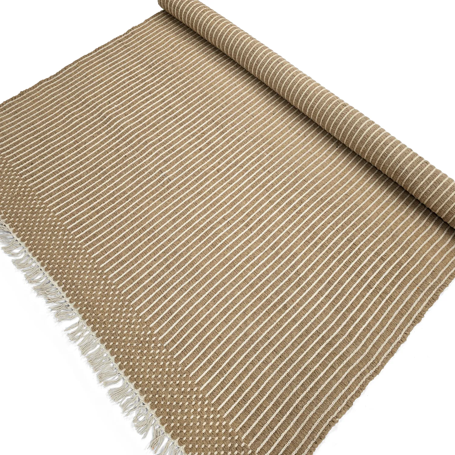 Ullteppe - Arbil (beige/hvit)