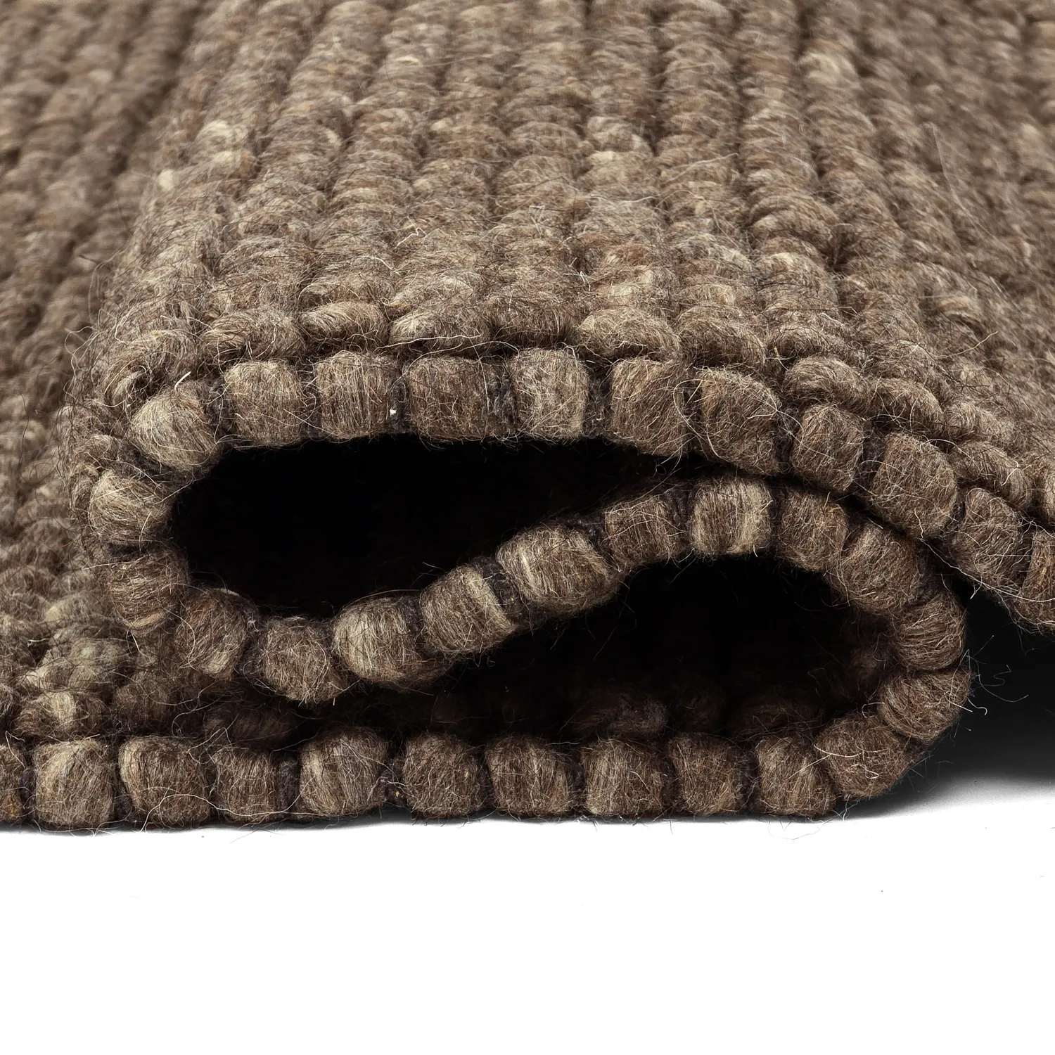 Ullteppe - Avafors Wool Bubble (brun/beige)