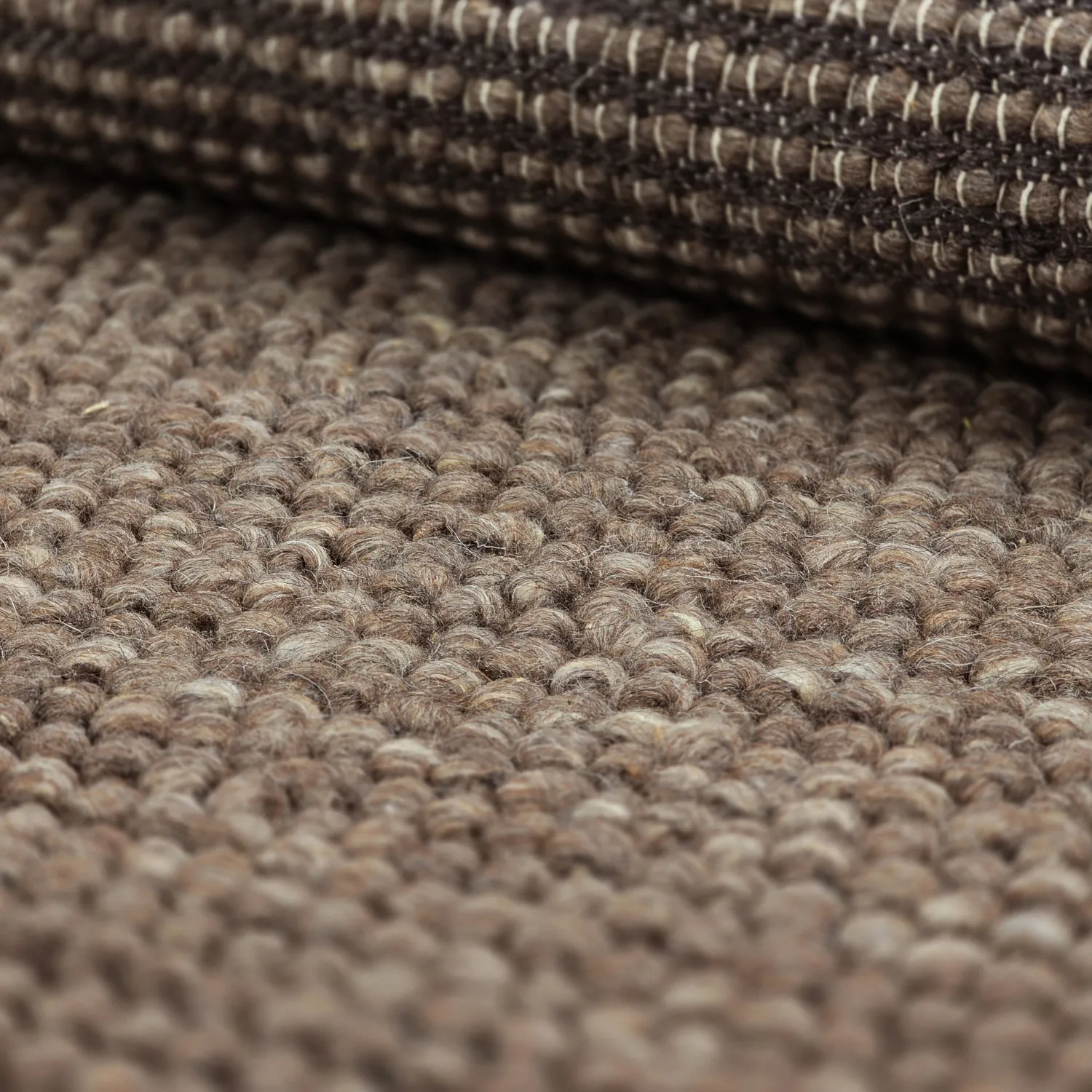 Ullteppe - Avafors Wool Bubble (brun/beige)