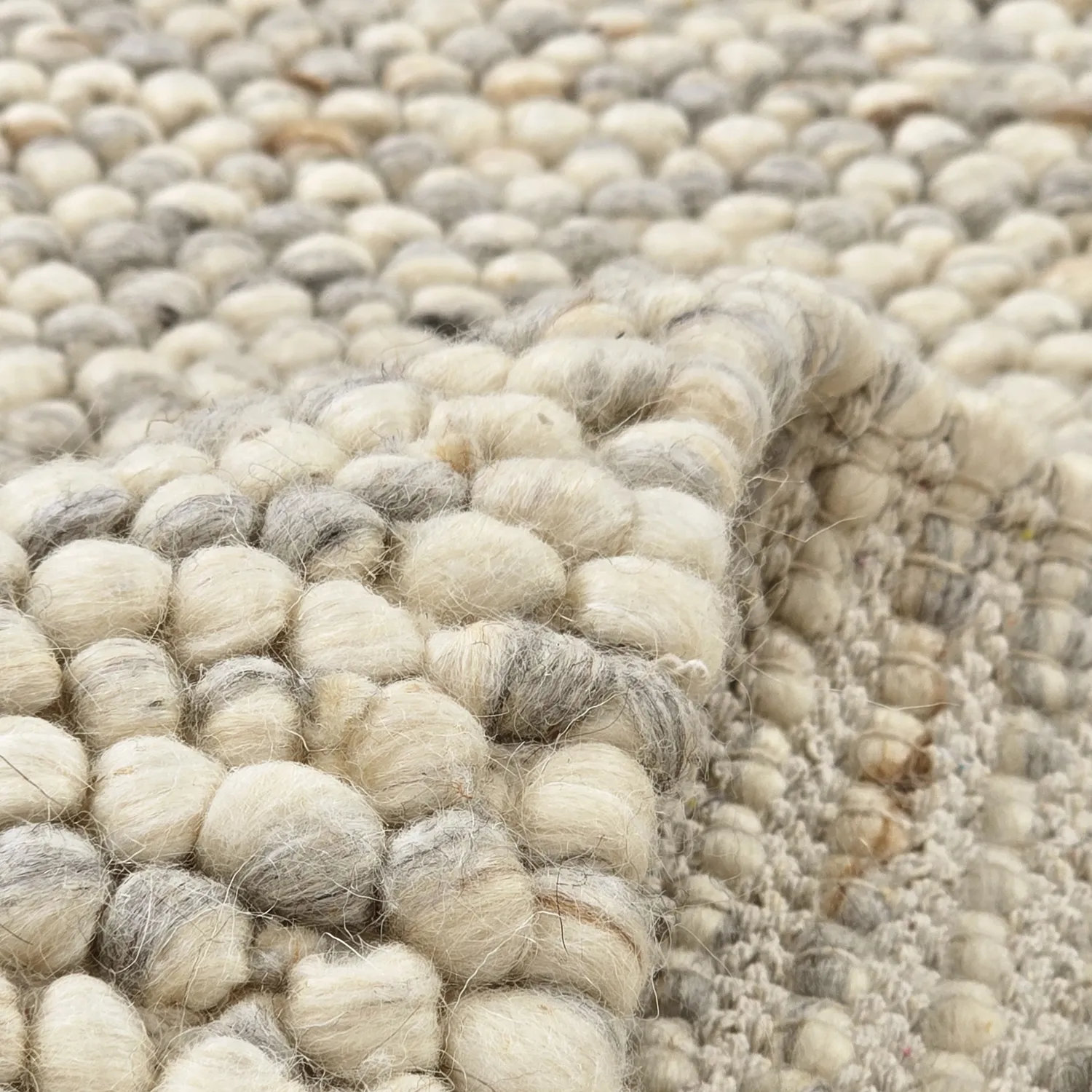 Ullteppe - Avafors Wool Bubble (grå/beige)