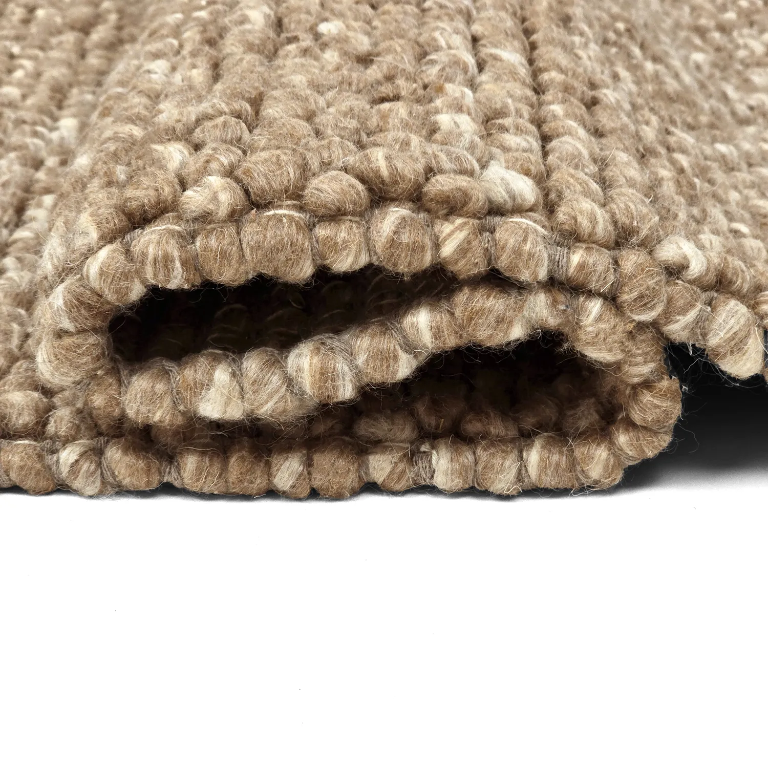 Ullteppe - Avafors Wool Bubble (lys brun/hvit)