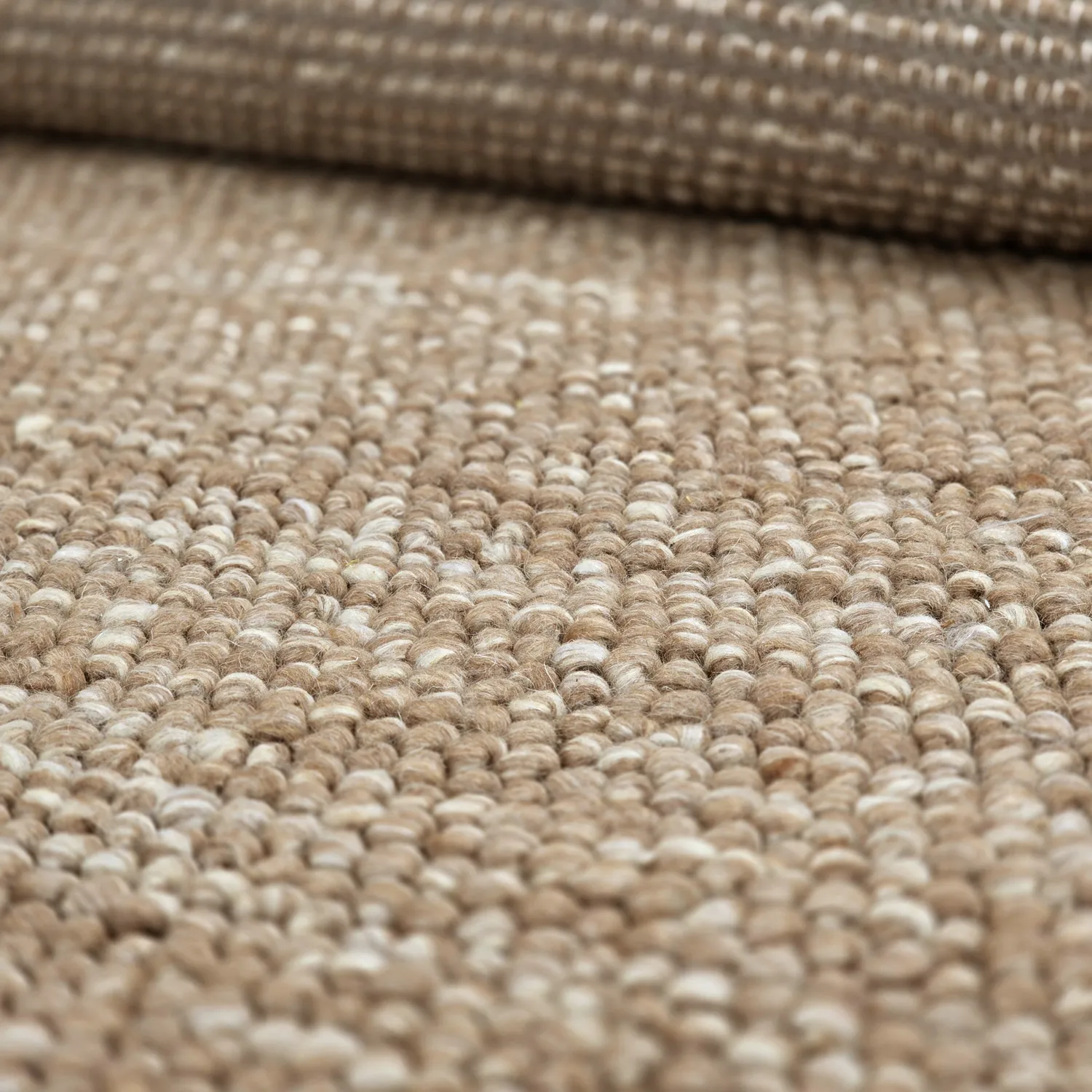 Ullteppe - Avafors Wool Bubble (lys brun/hvit)