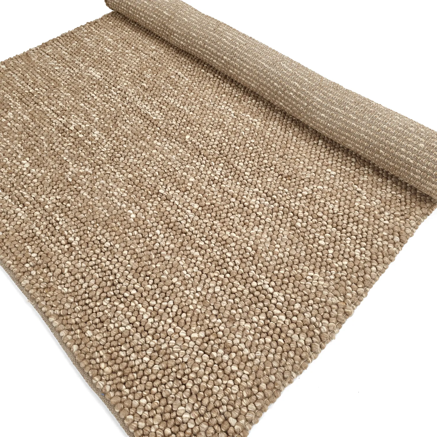 Ullteppe - Avafors Wool Bubble (lys brun/hvit)