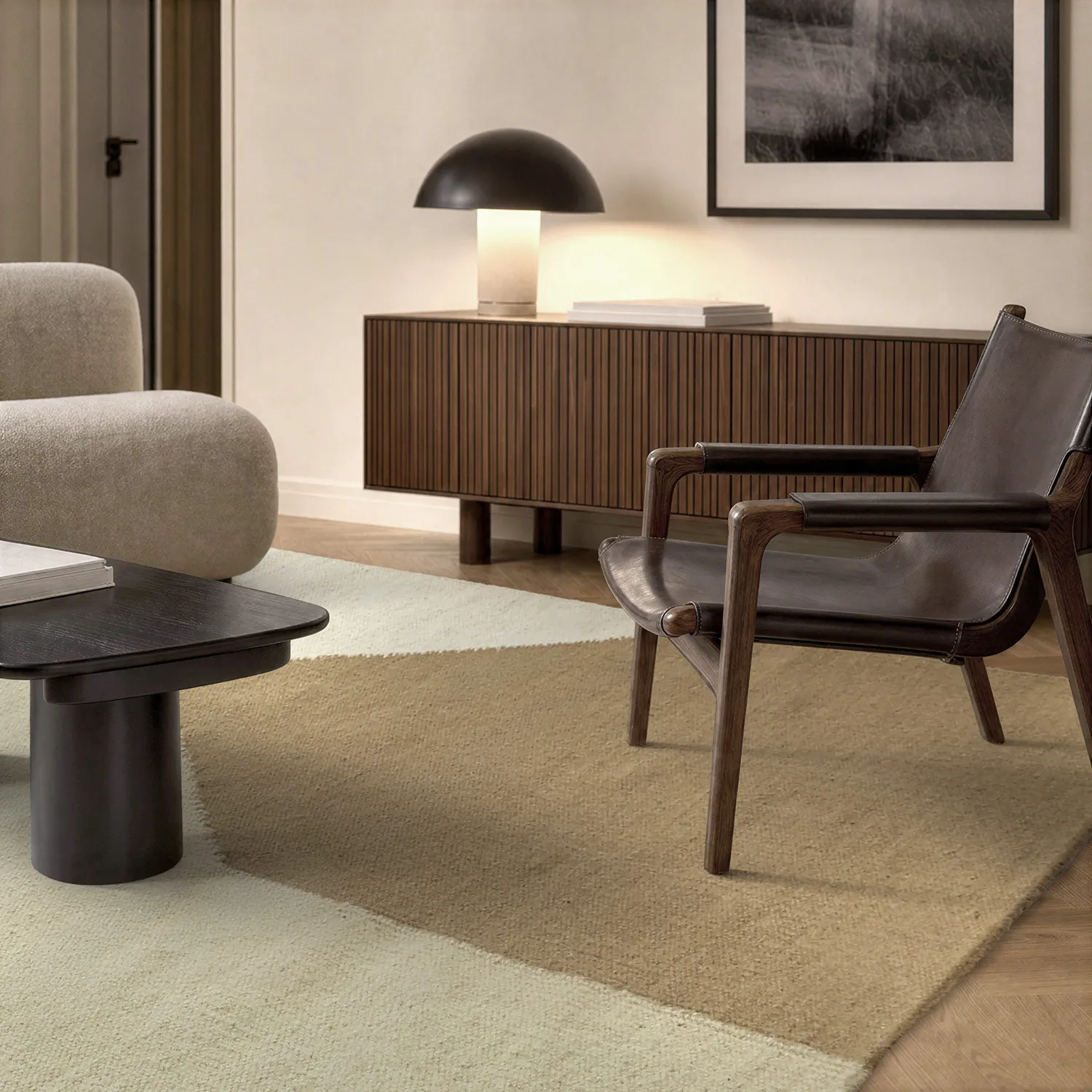 Ullteppe - Aveiro (beige/multi)