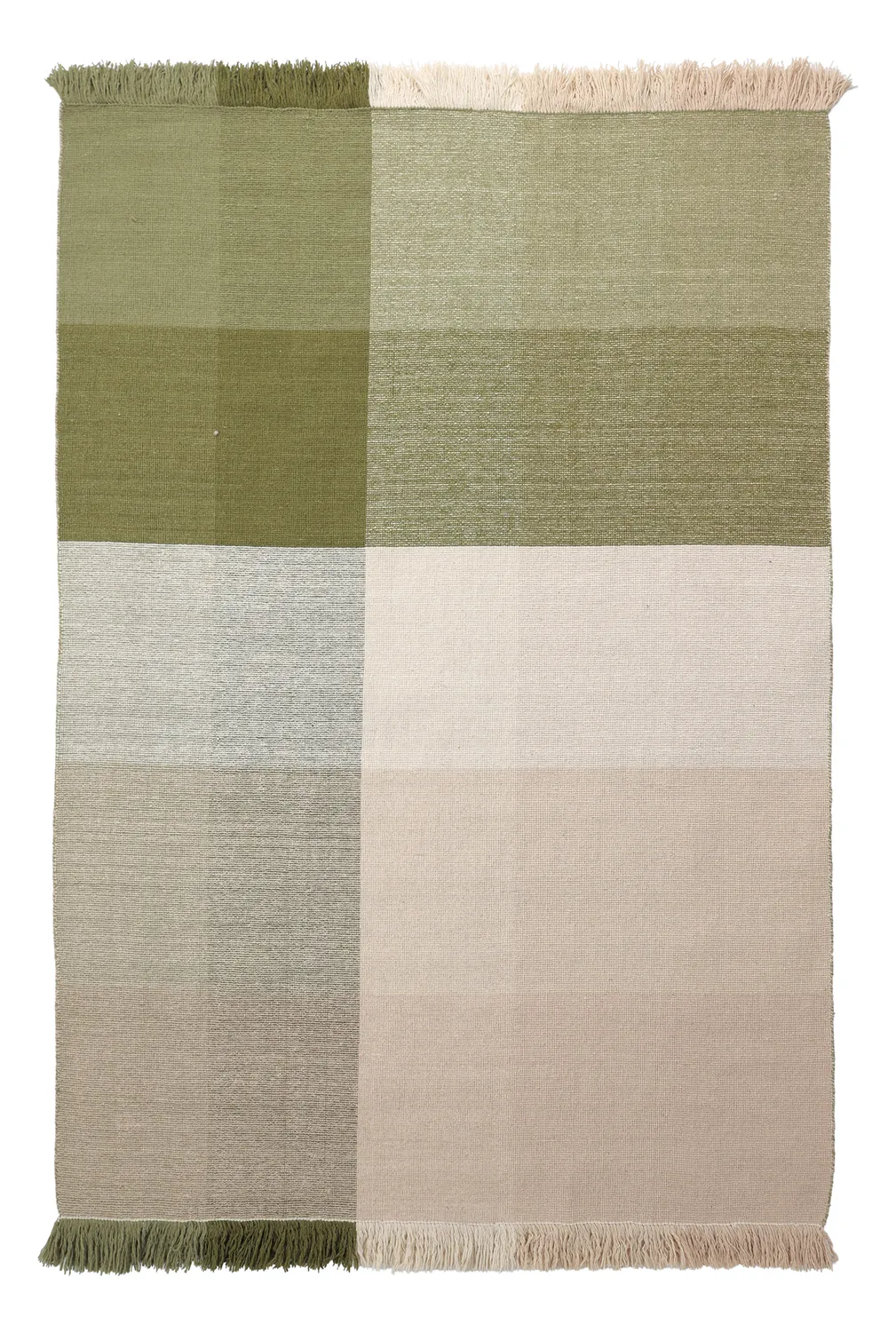 Ullteppe - Chaves (grønn/beige)
