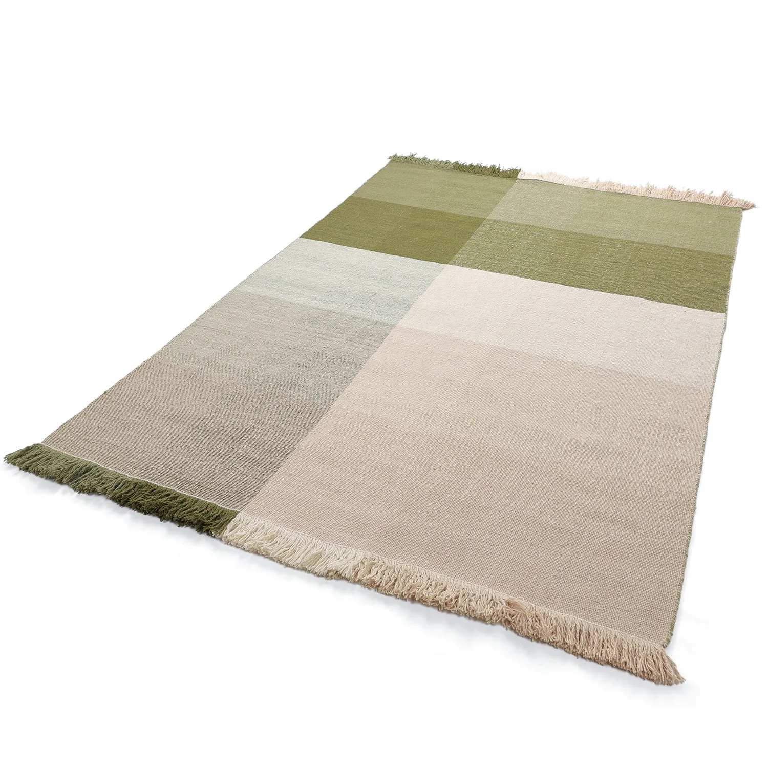 Ullteppe - Chaves (grønn/beige)