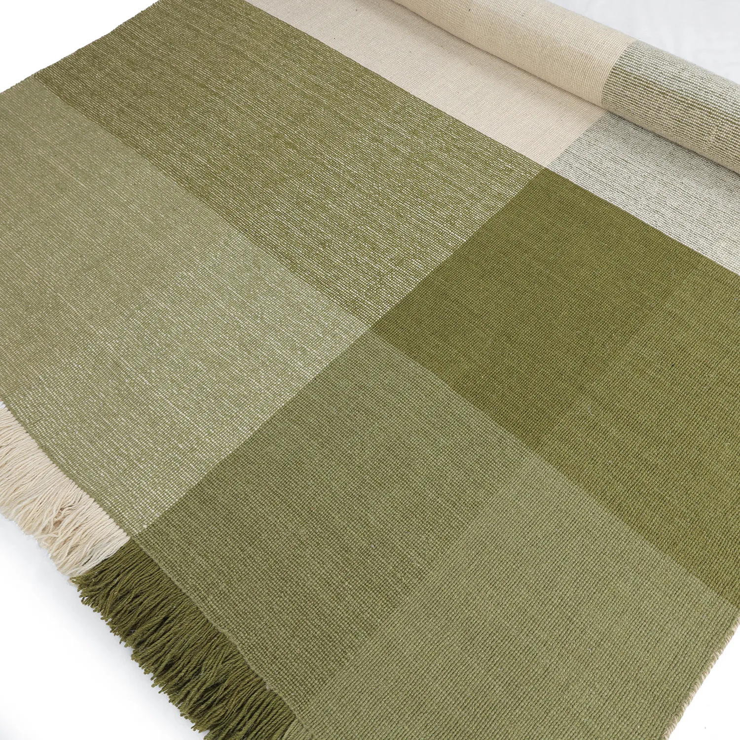 Ullteppe - Chaves (grønn/beige)
